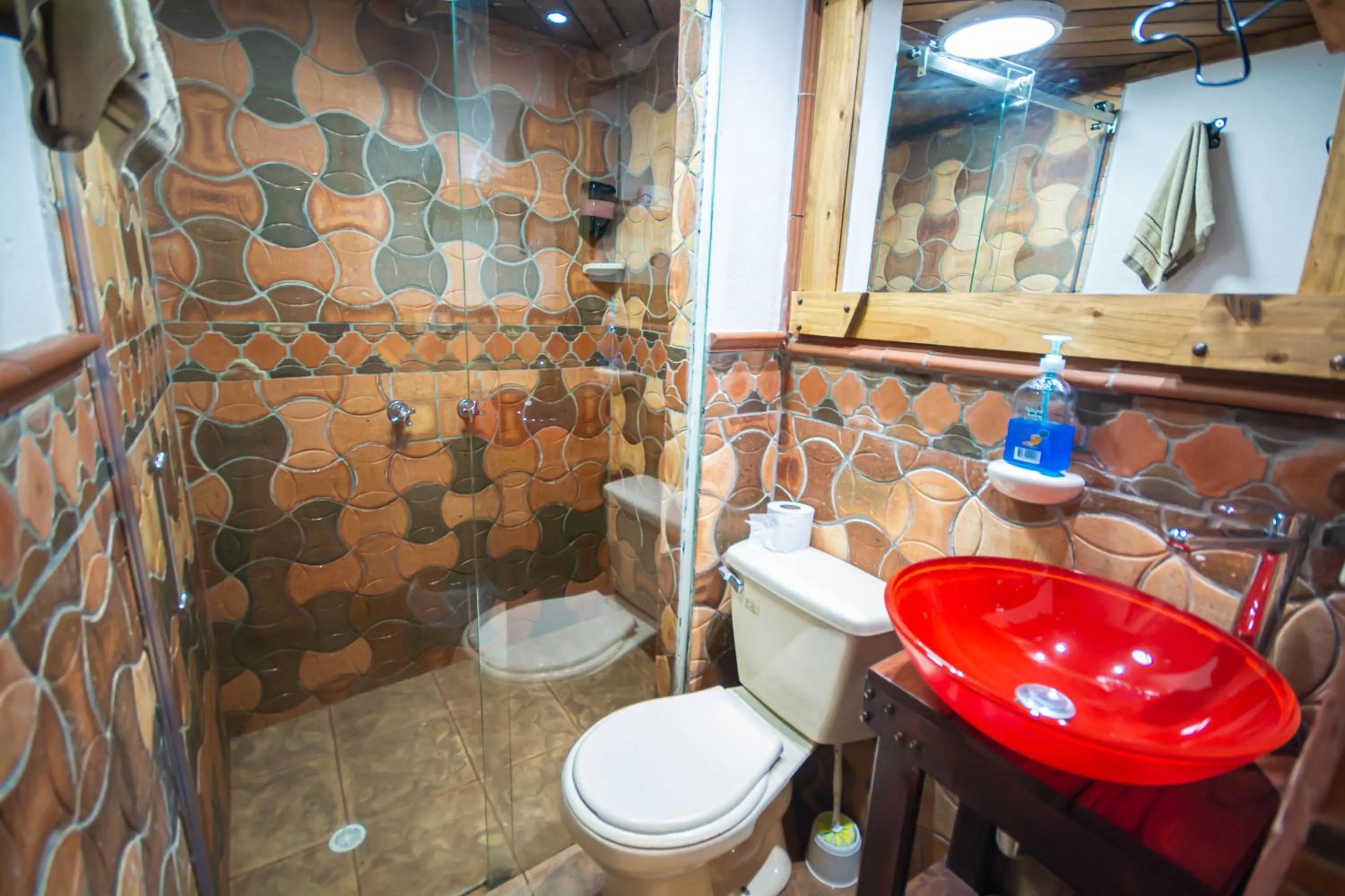 Shower in Hotel Spa Bliss Guatape