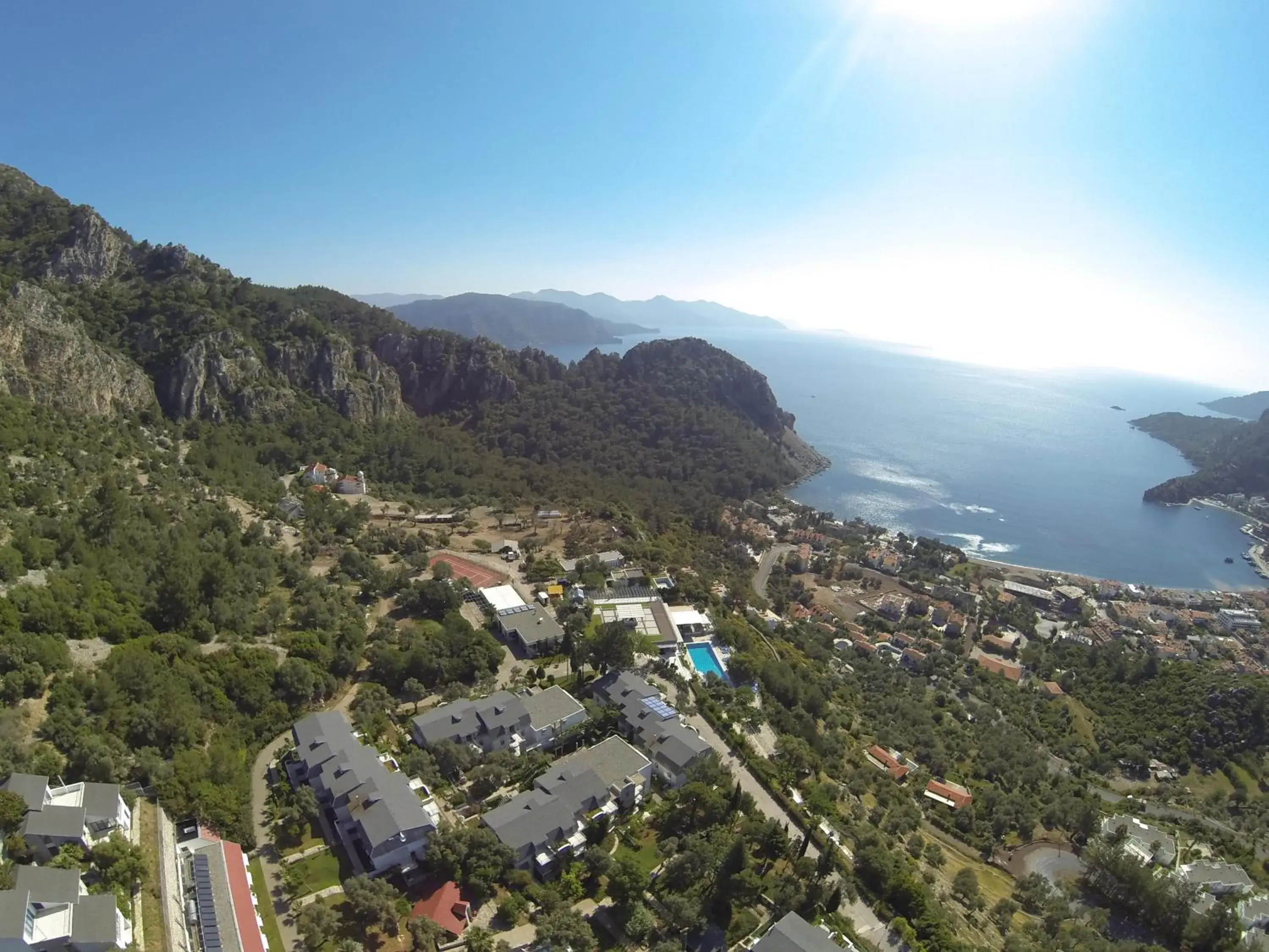 Bird's eye view in Loryma Resort Hotel Bird's eye view in Loryma Resort Hotel