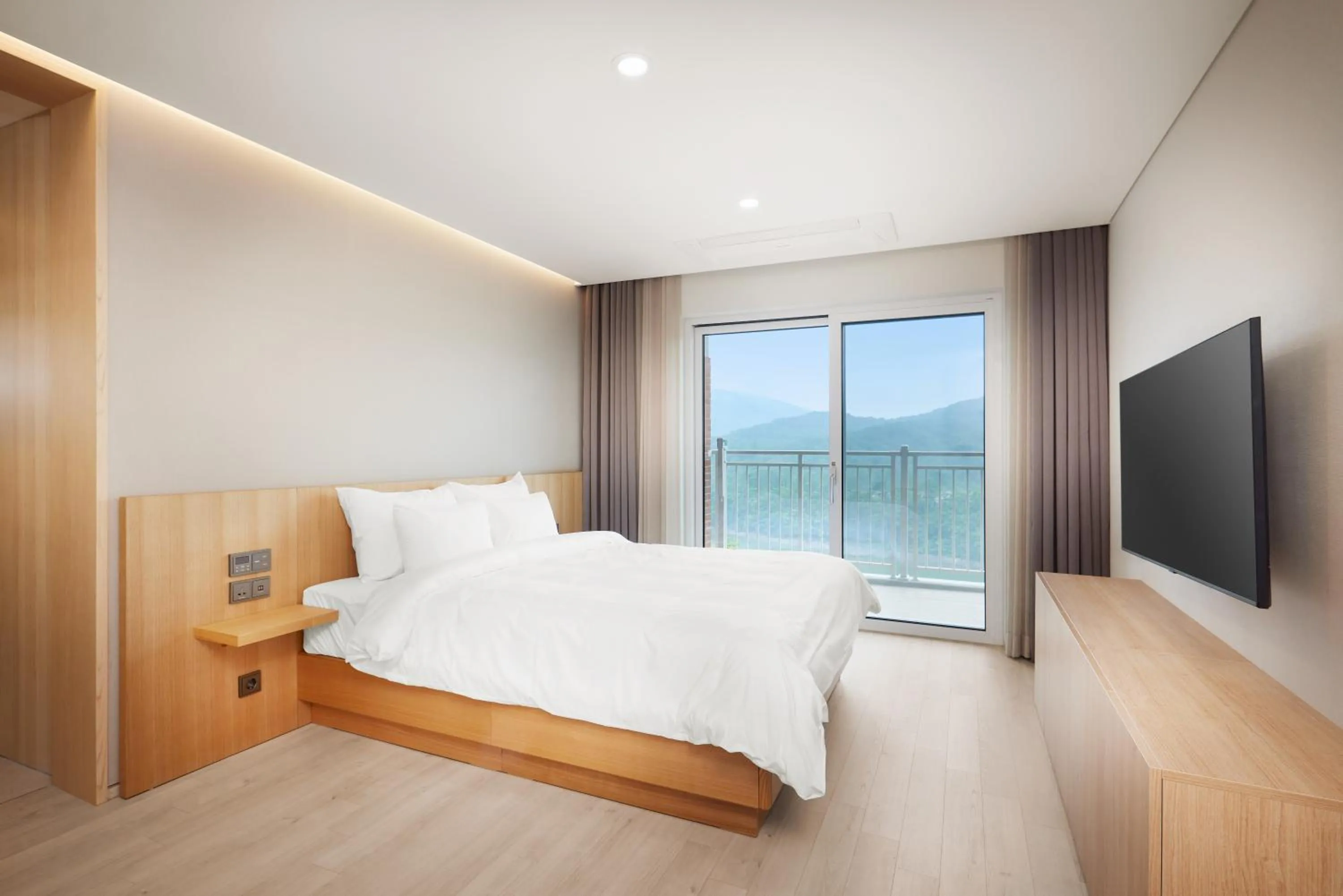 Bed in Belle Fore Resort