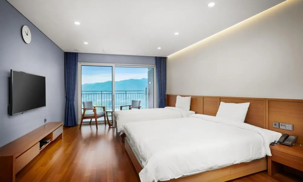 Bed in Belle Fore Resort