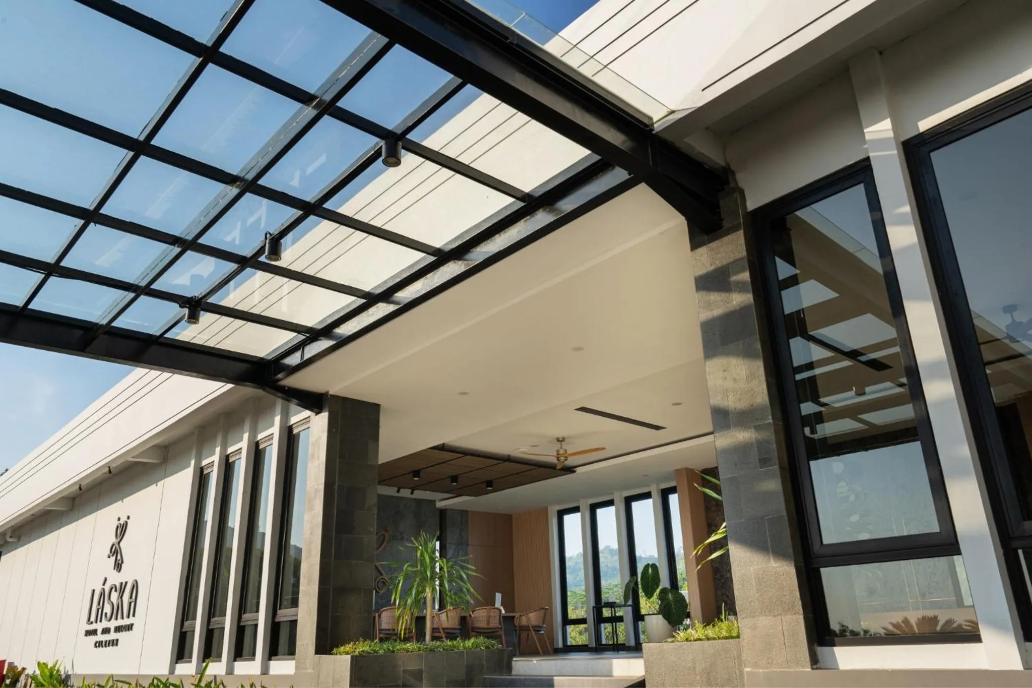 Property building in Laska Hotel & Resort Ciletuh