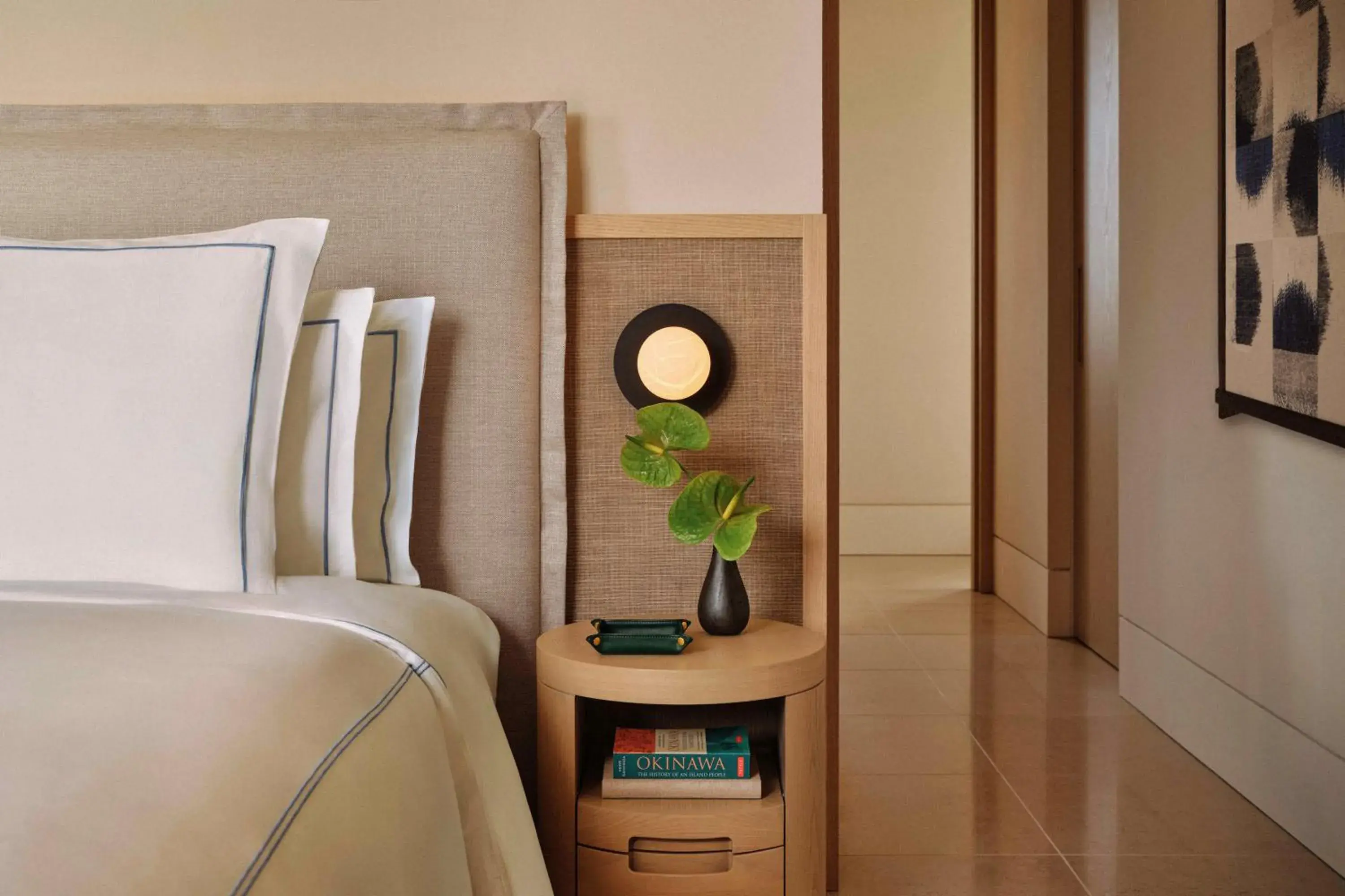 Bed in Rosewood Miyakojima Bed in Rosewood Miyakojima