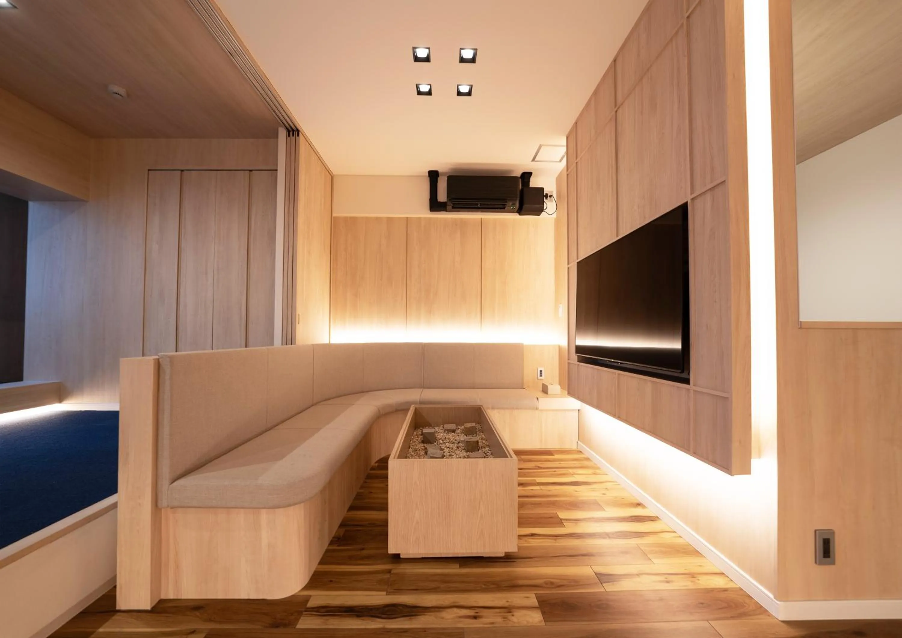 Living room in UH Suite Namba Station