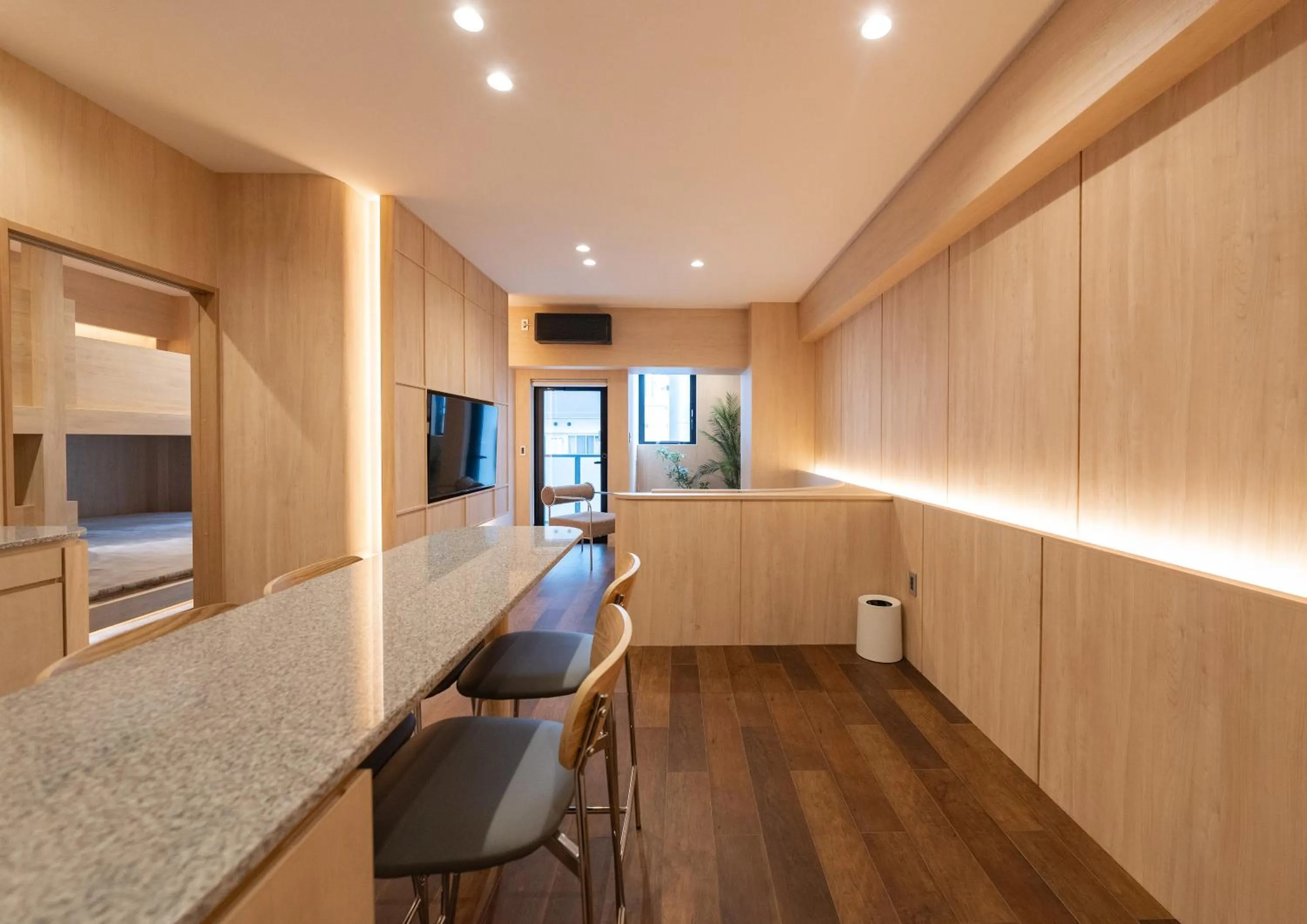 Living room in UH Suite Namba Station