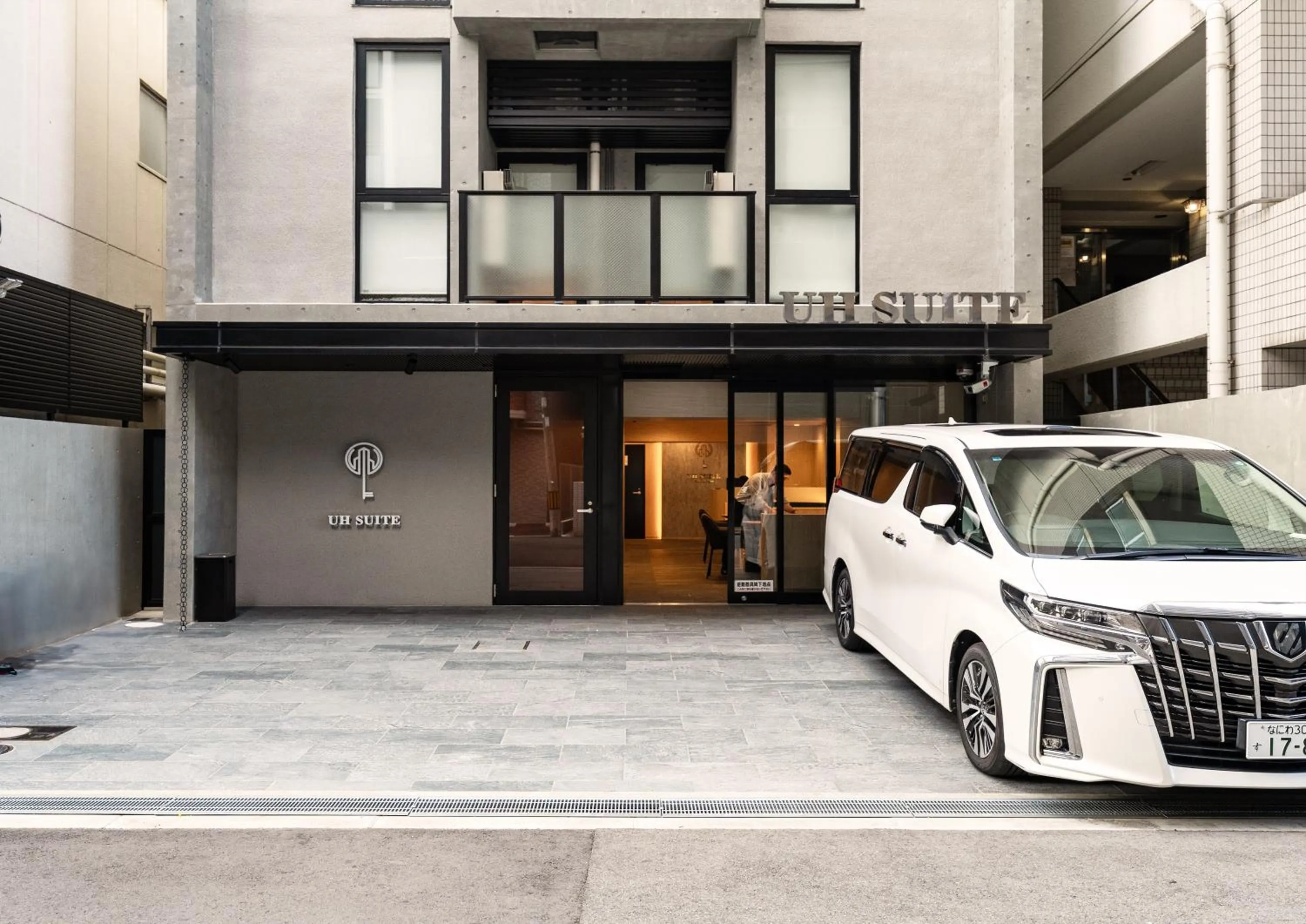 Facade/entrance in UH Suite Namba Station