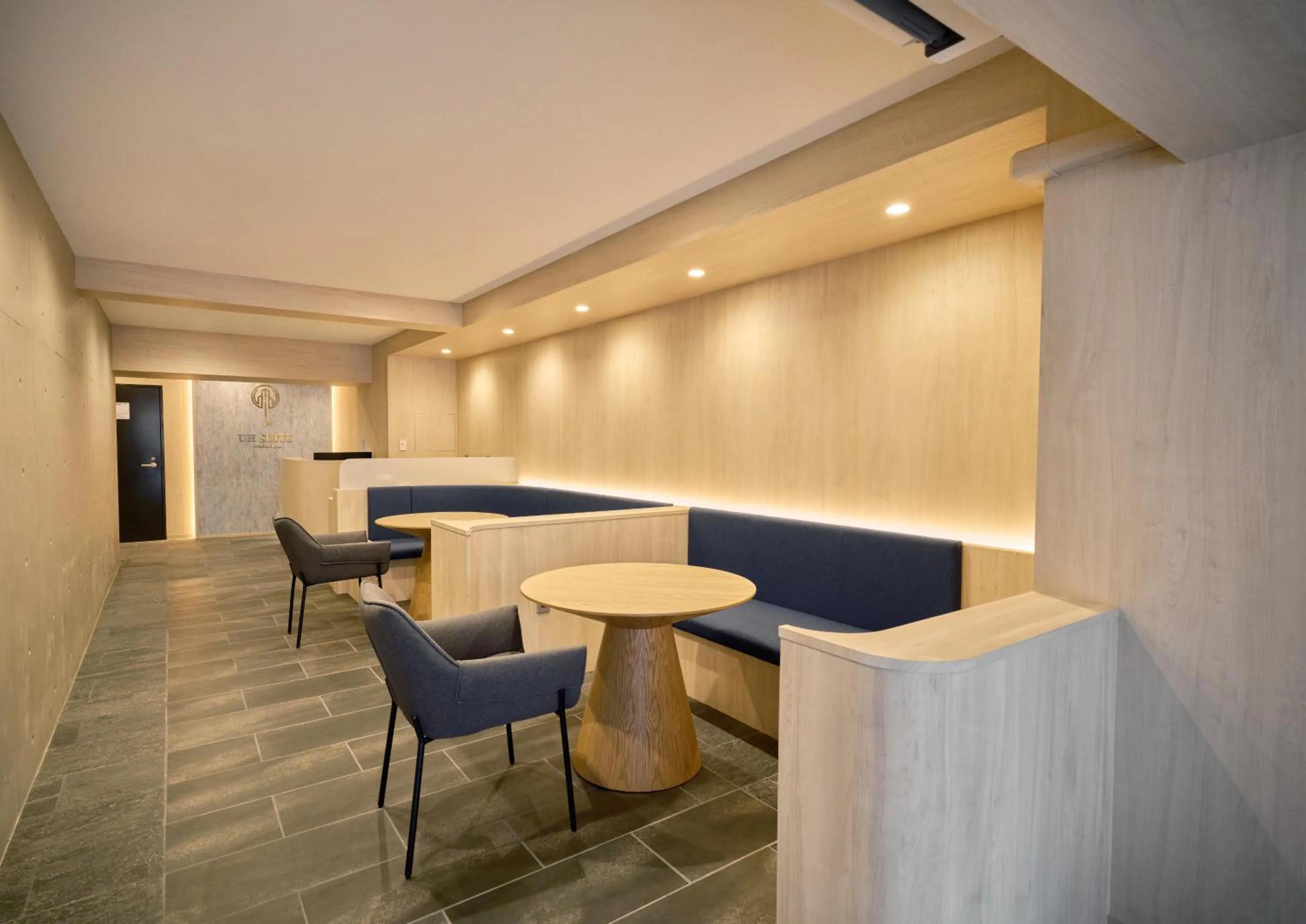 Lobby or reception in UH Suite Namba Station