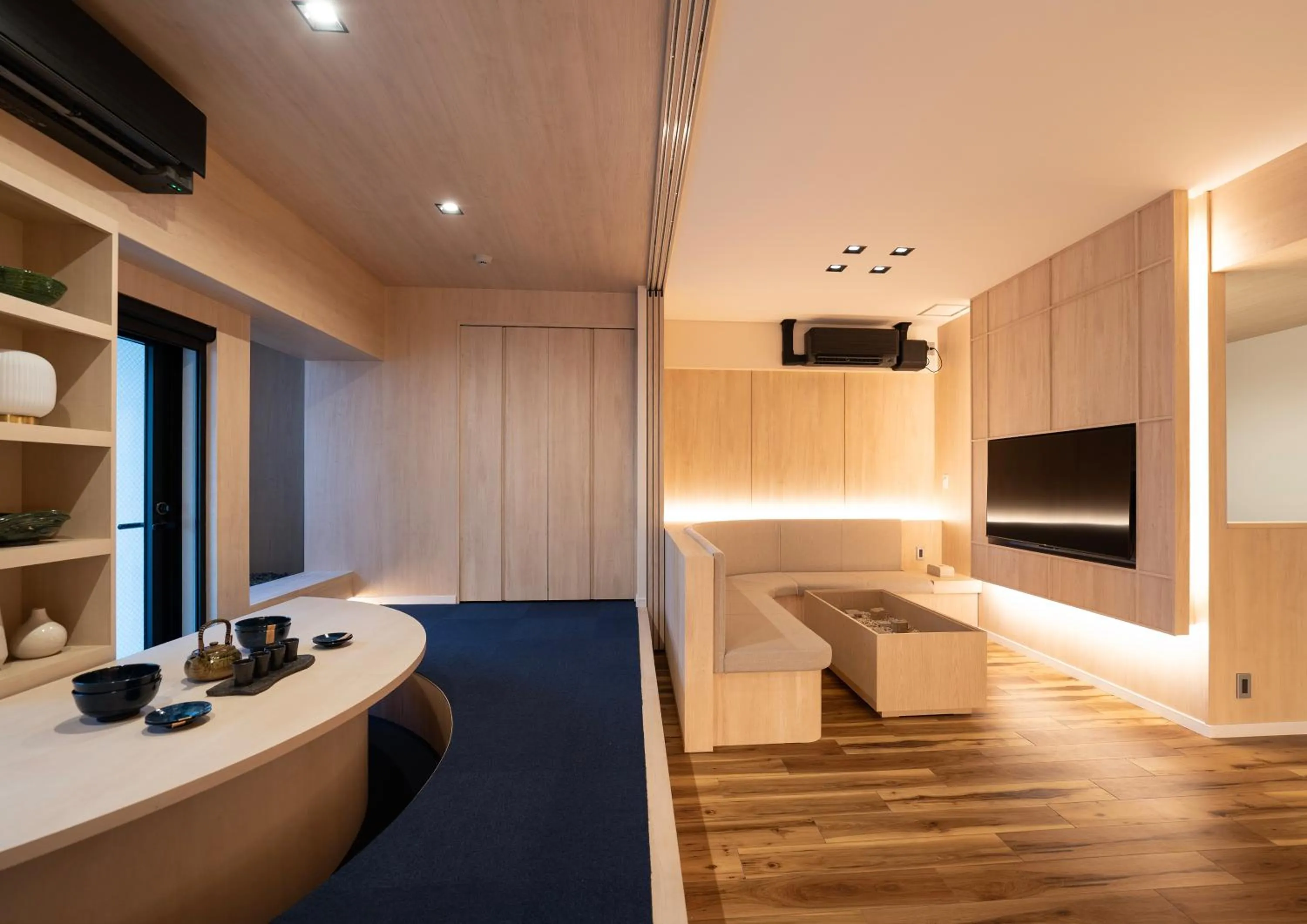 Living room in UH Suite Namba Station