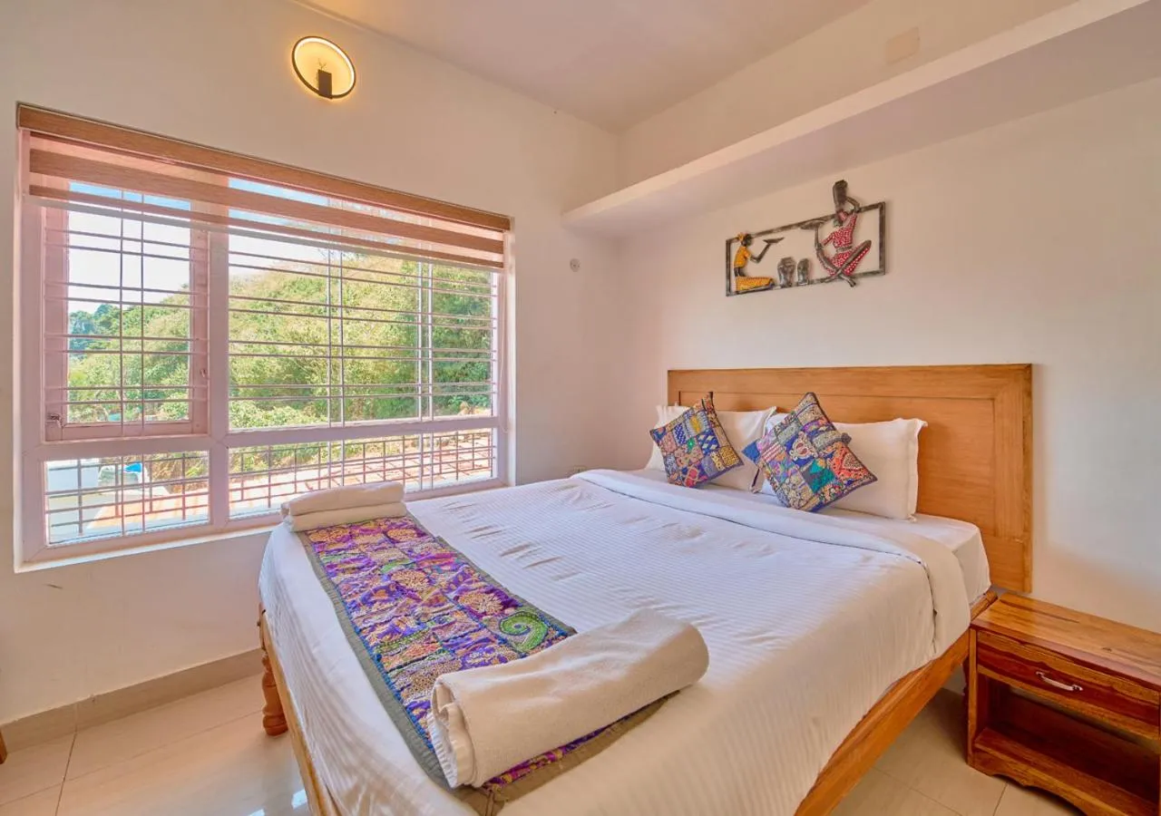 Bedroom, Bed in Silent Retreat Ooty Pool Resort by VOYE HOMES