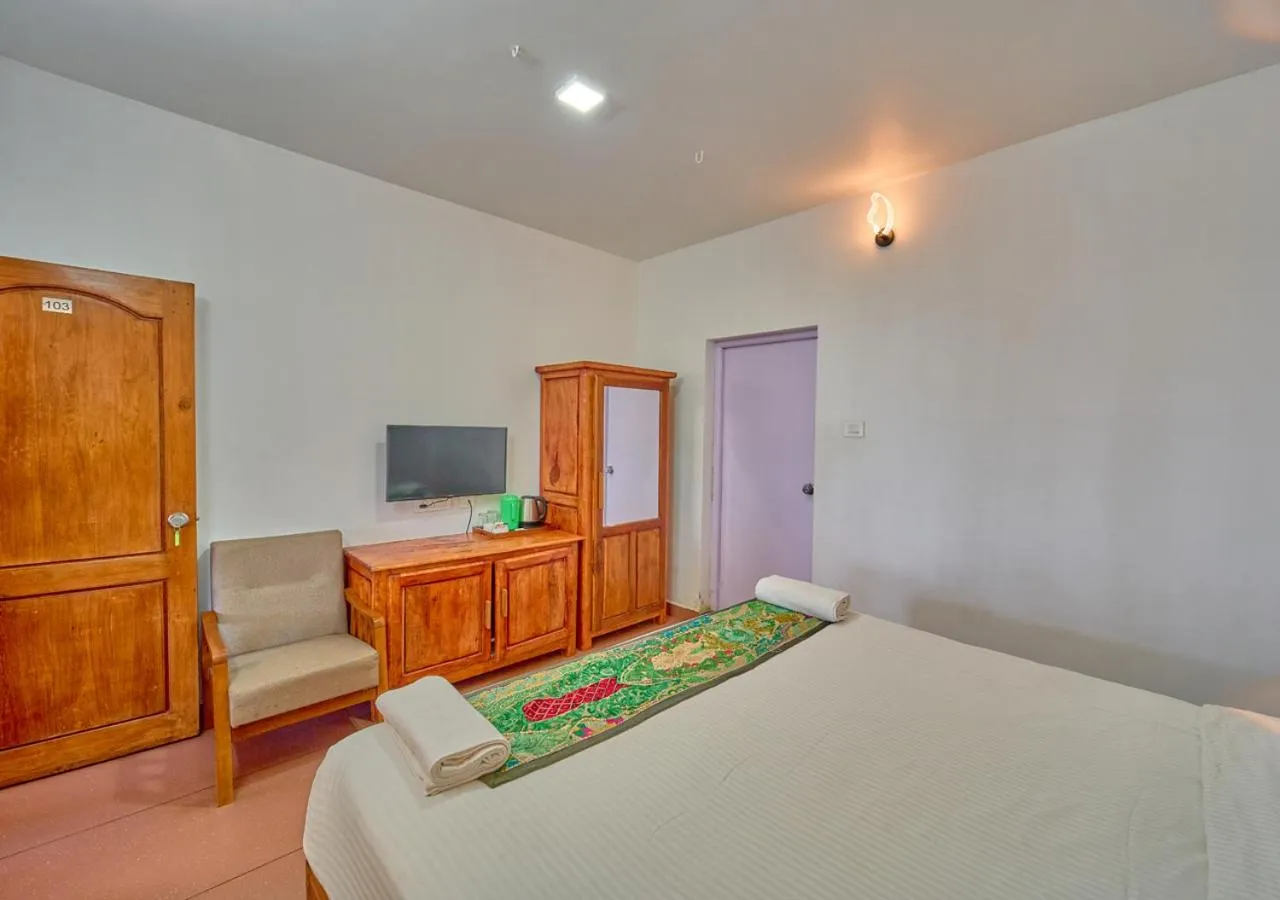 Shower, Bed in Silent Retreat Ooty Pool Resort by VOYE HOMES