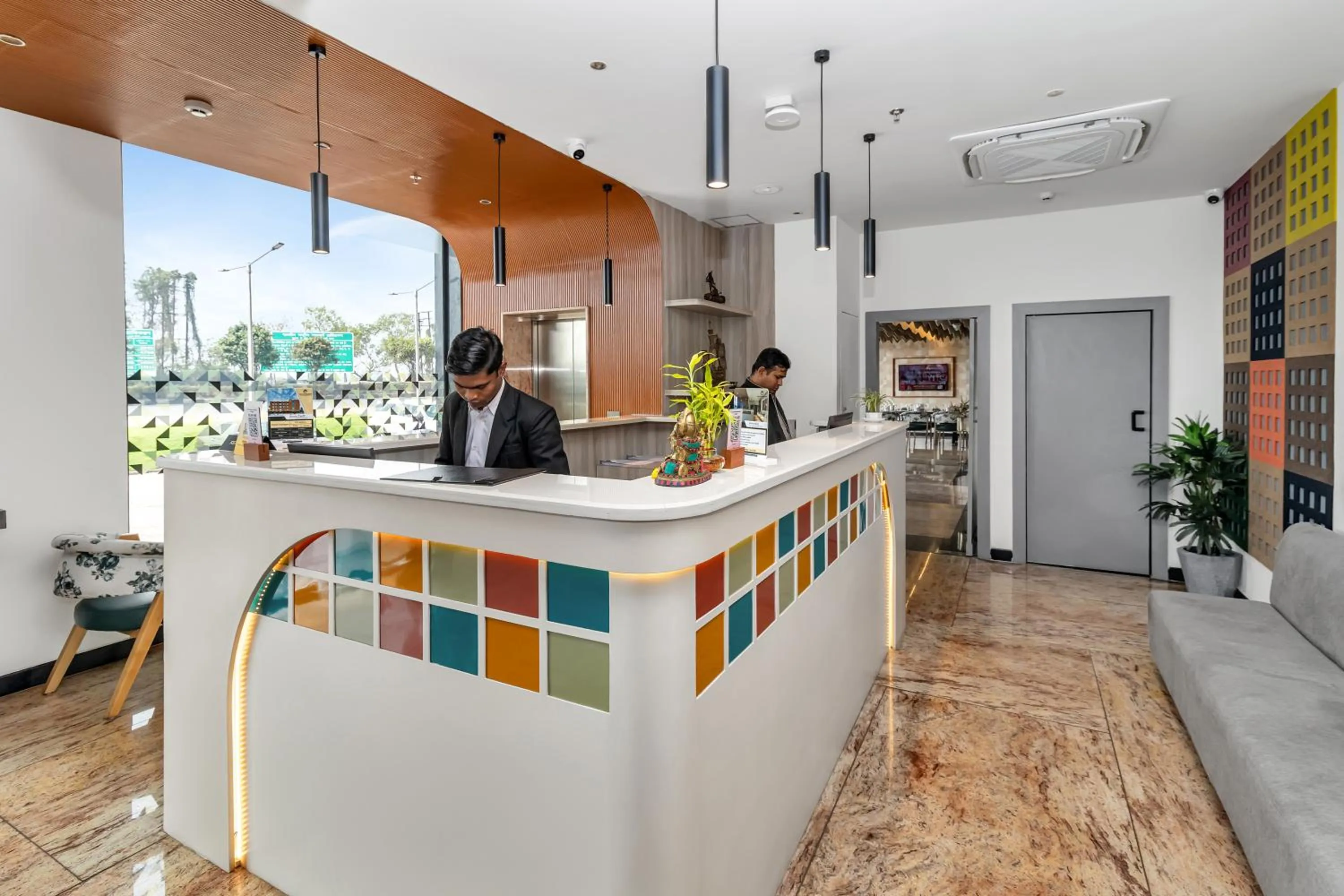 Lobby or reception in The Citi Residenci Hotel, Banskopa