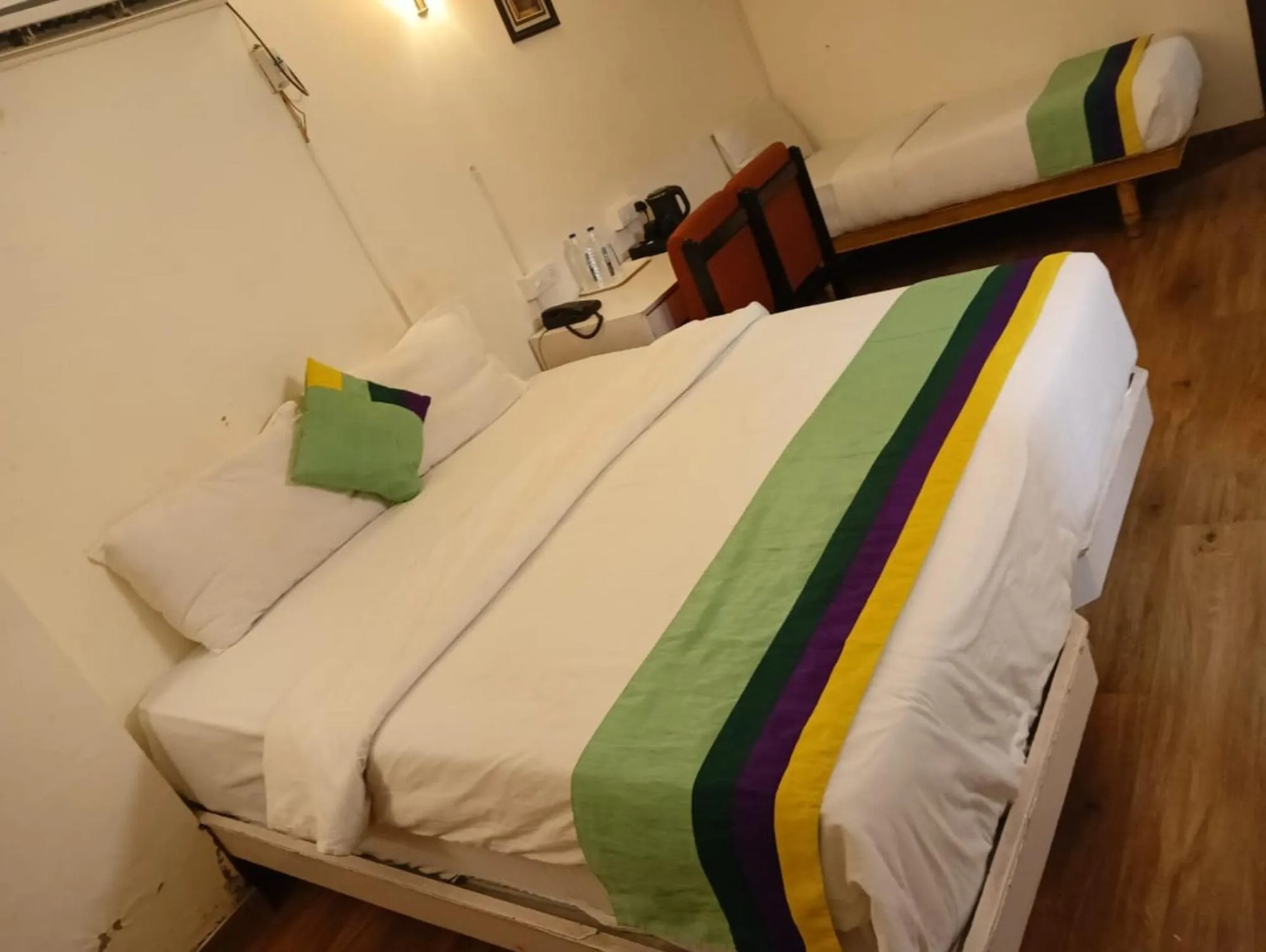 Bed in Hotel Crown