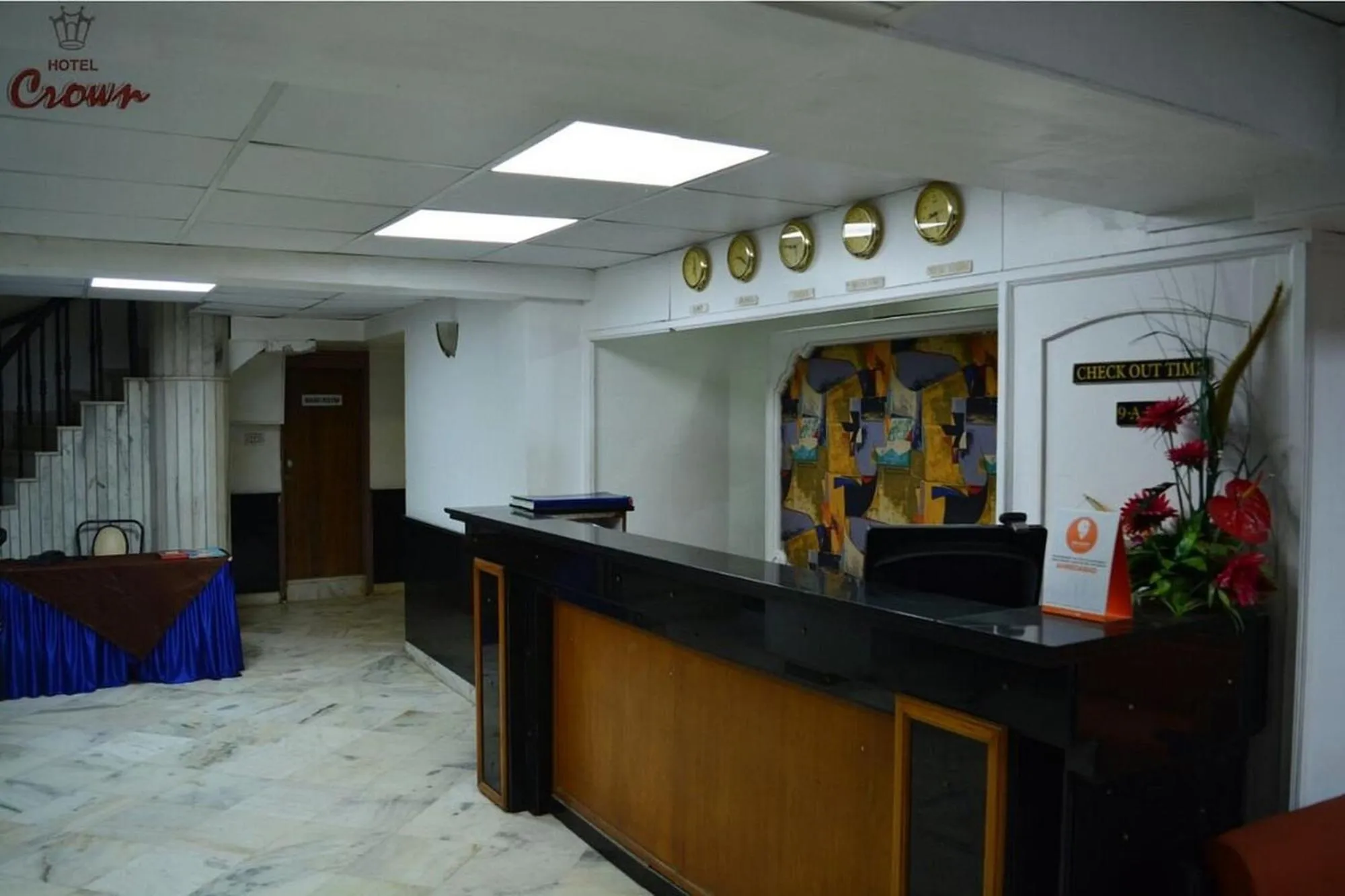 Lobby or reception in Hotel Crown