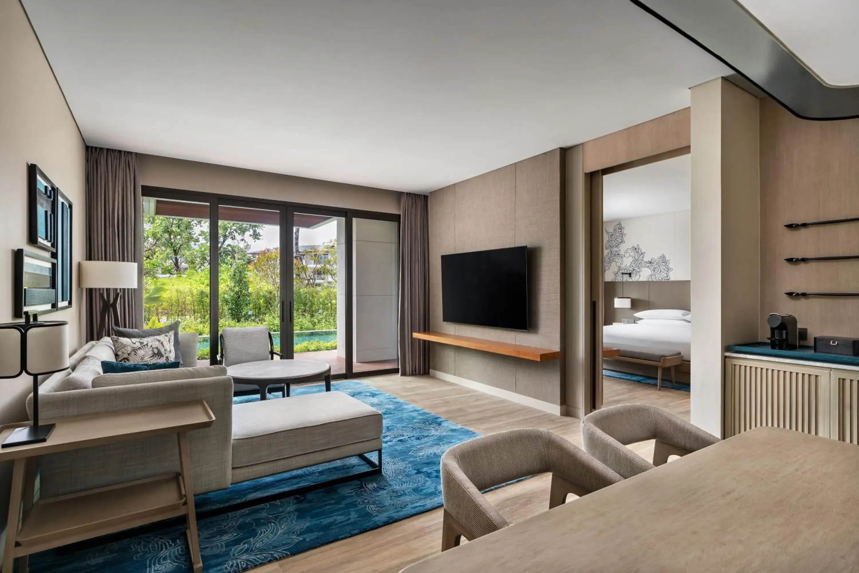 Living room, Bed in Khao Lak Marriott Beach Resort & Spa Living room, Bed in Khao Lak Marriott Beach Resort & Spa