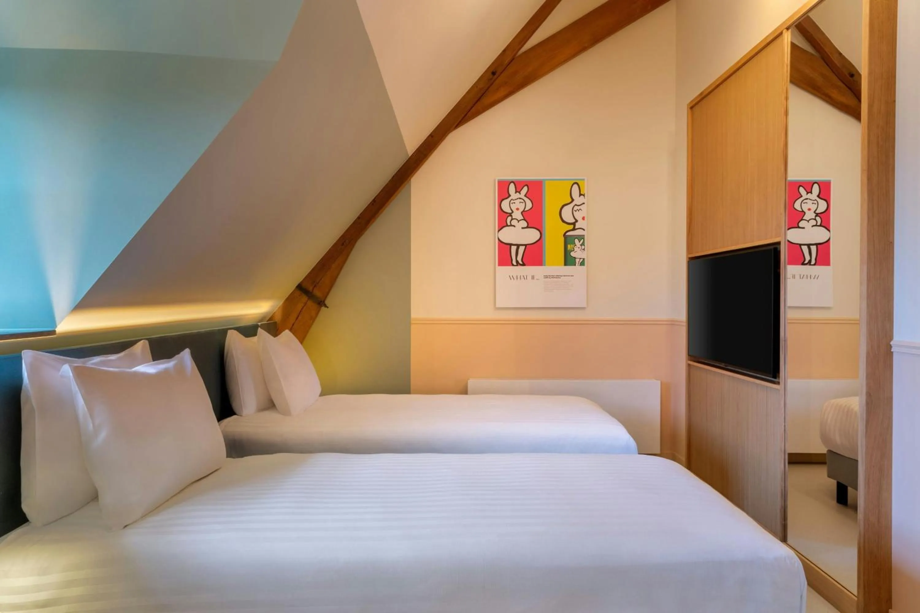 Photo of the whole room, Bed in The Rebyl, Nijmegen, a Tribute Portfolio Hotel
