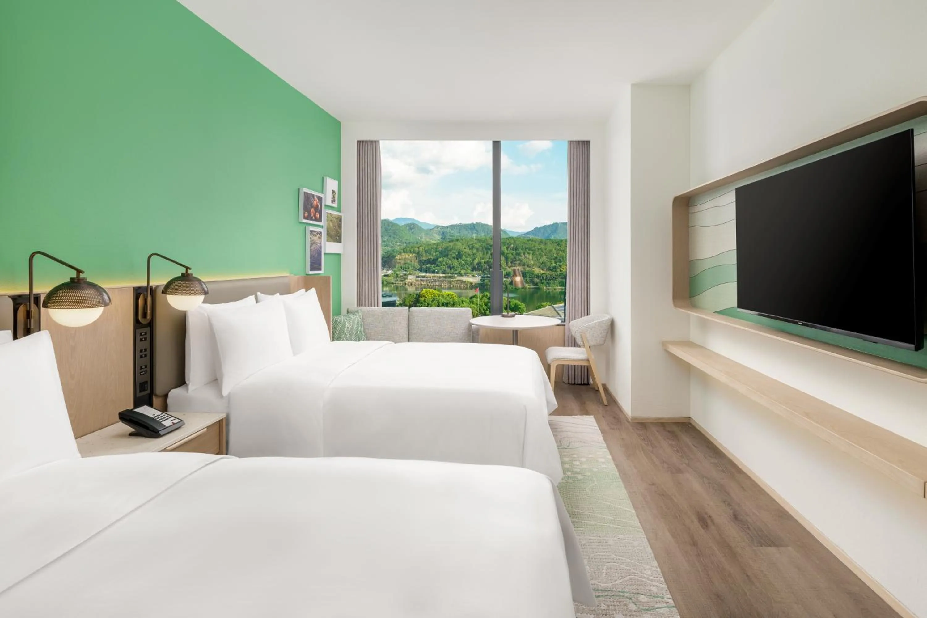 Superior Double Room with River View in Element Lishui