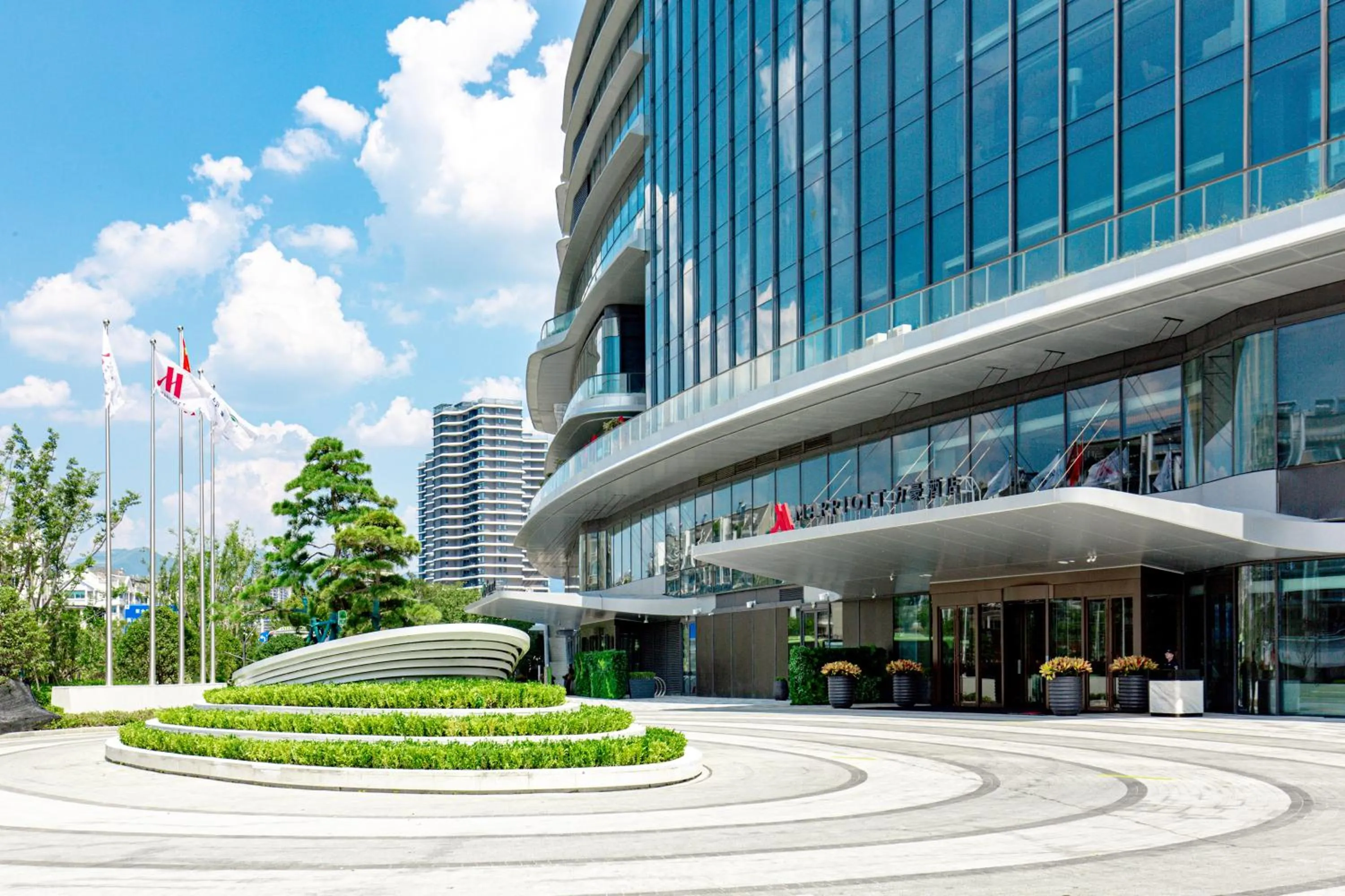 Property building in Lishui Marriott Hotel