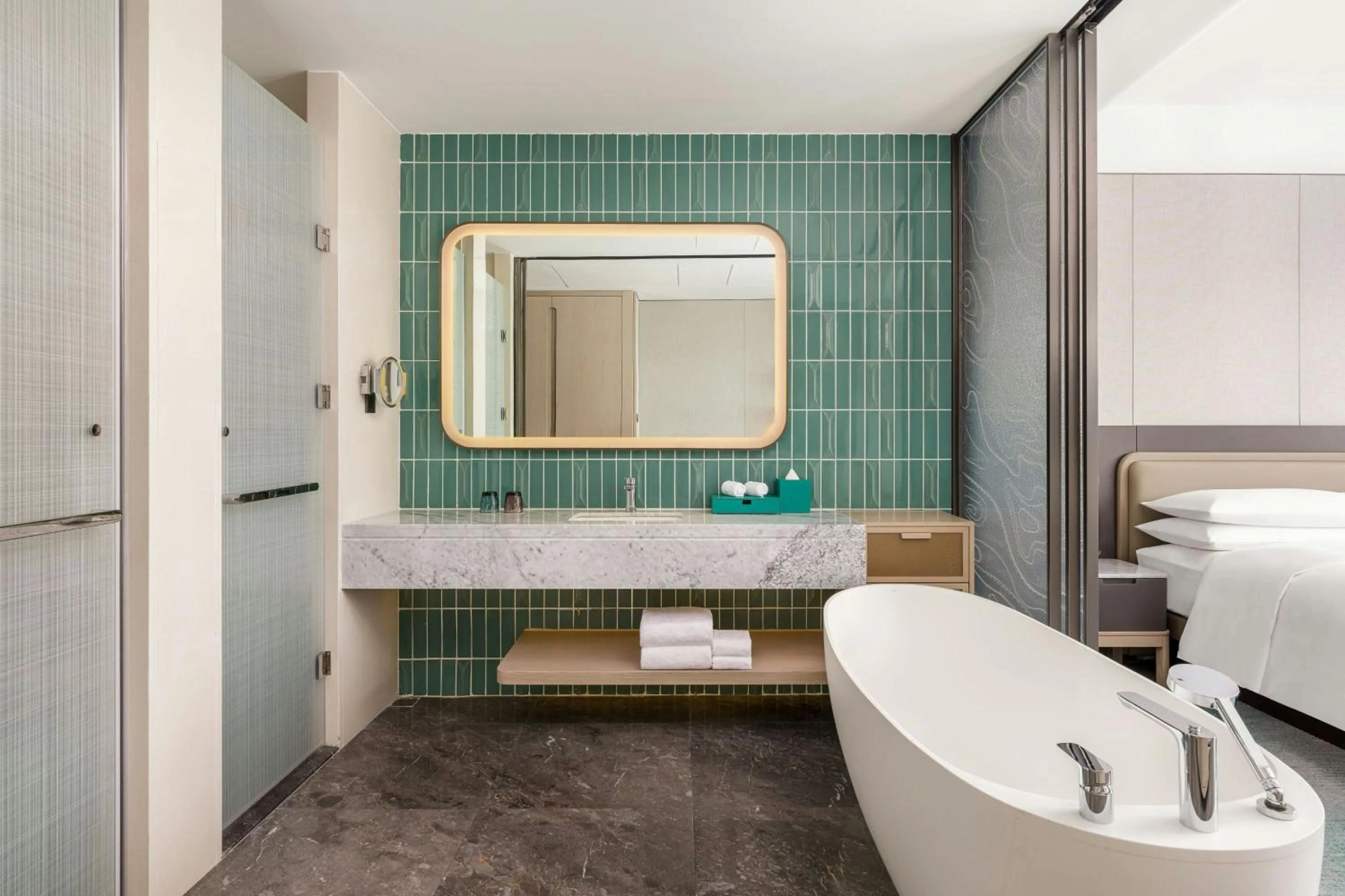 Bathroom in Lishui Marriott Hotel