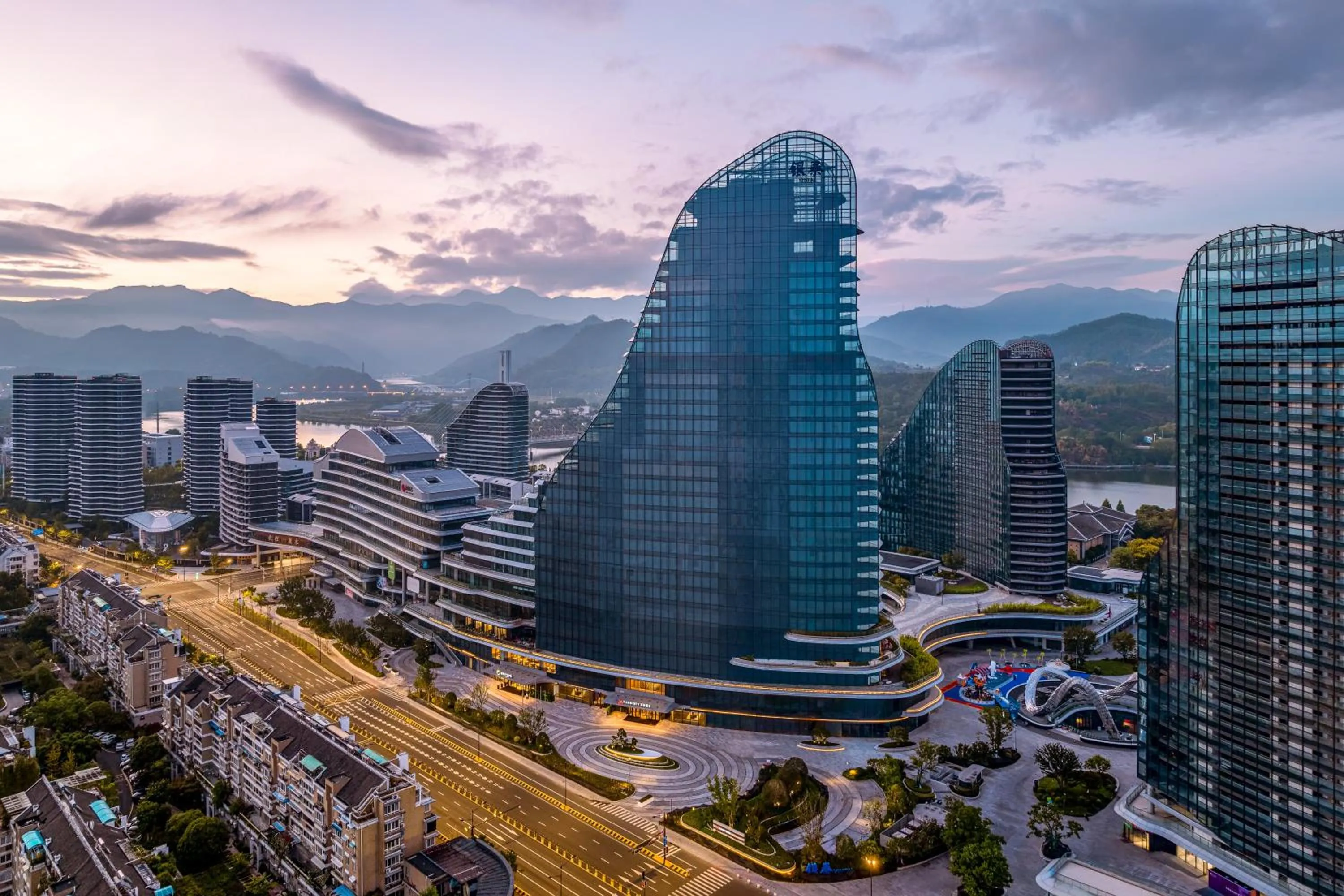 Property building in Lishui Marriott Hotel