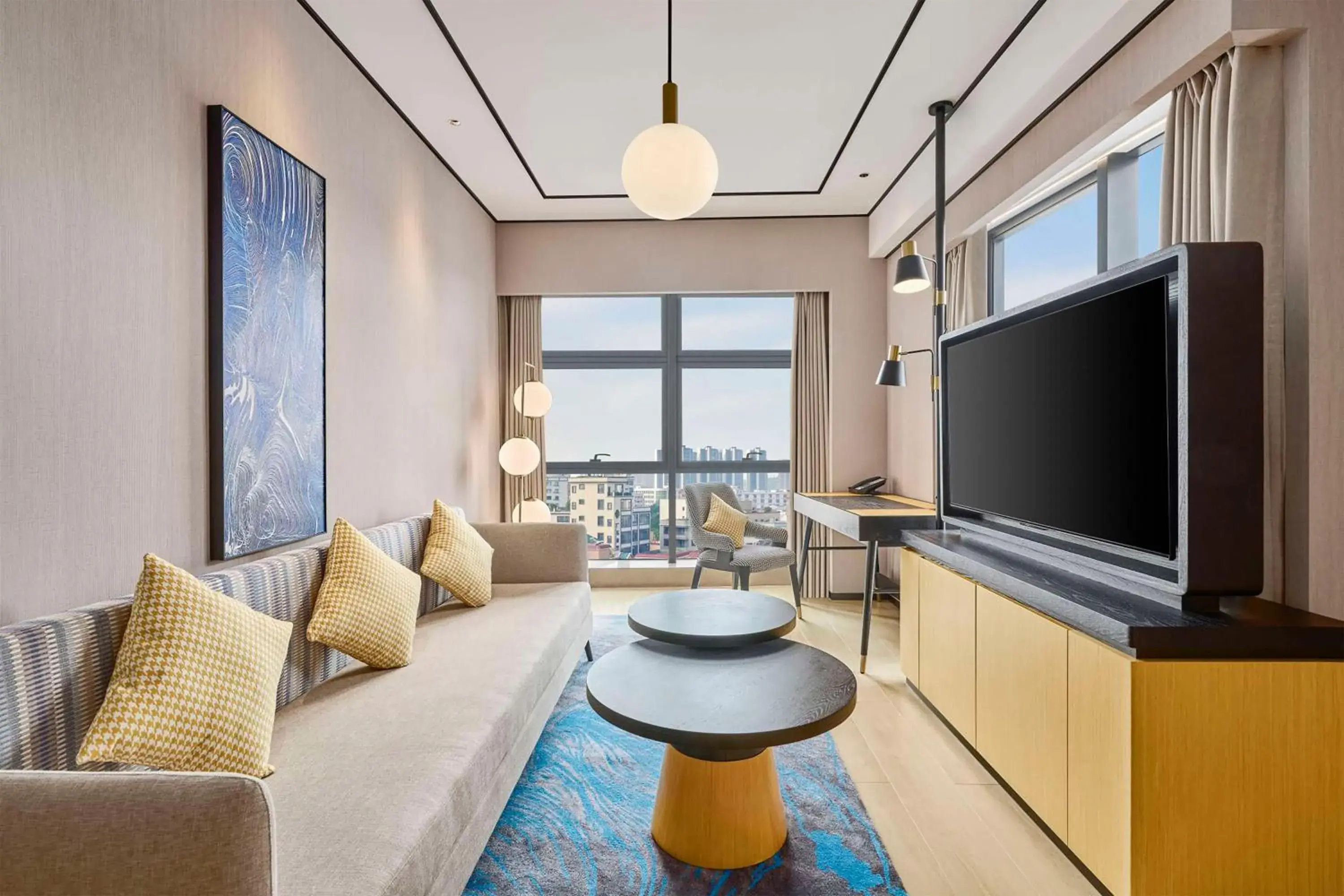 Deluxe King Suite in Hilton Garden Inn Foshan Lishui-Free Shuttle Bus for Canton Fair Deluxe King Suite in Hilton Garden Inn Foshan Lishui-Free Shuttle Bus for Canton Fair