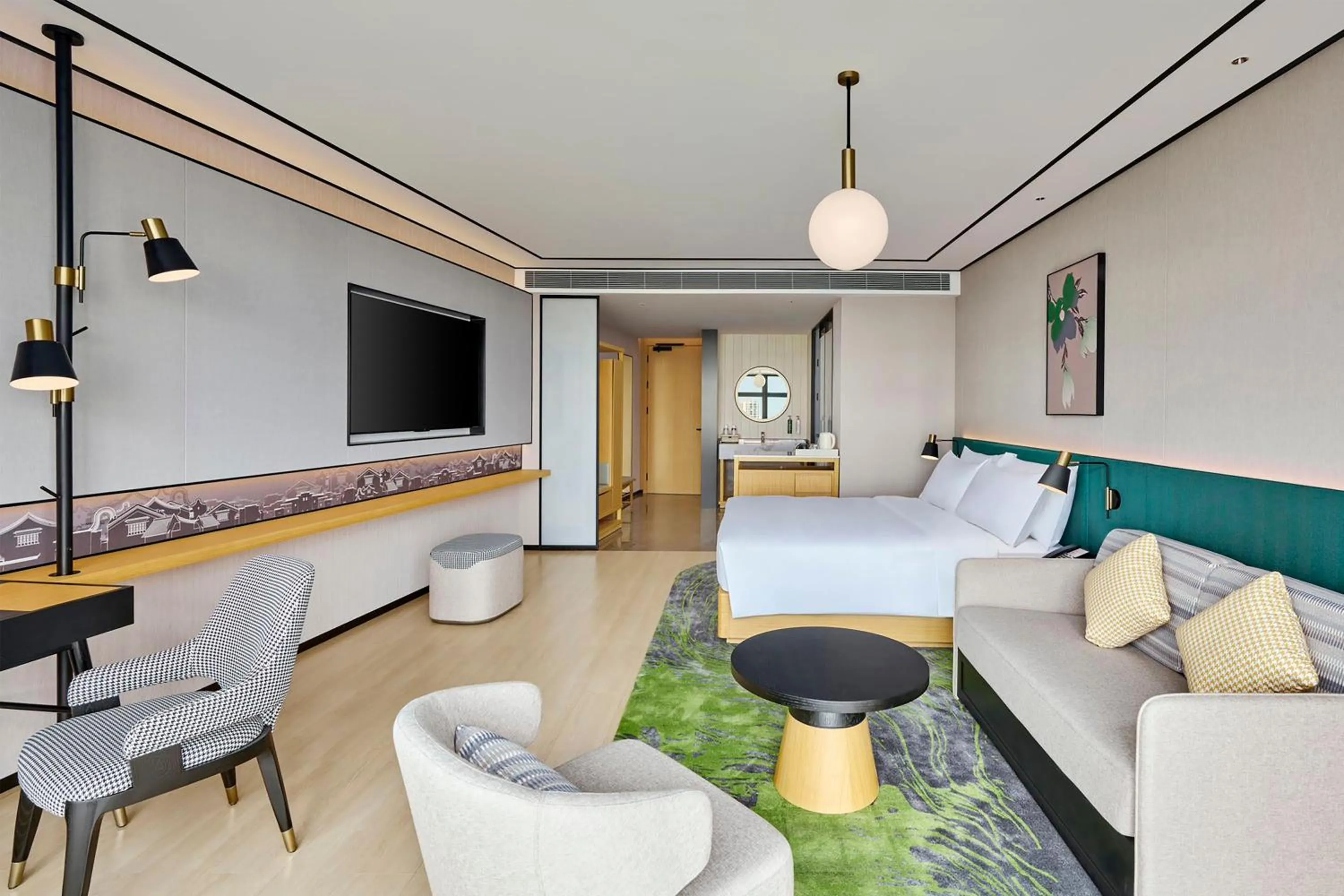 Bedroom in Hilton Garden Inn Foshan Lishui