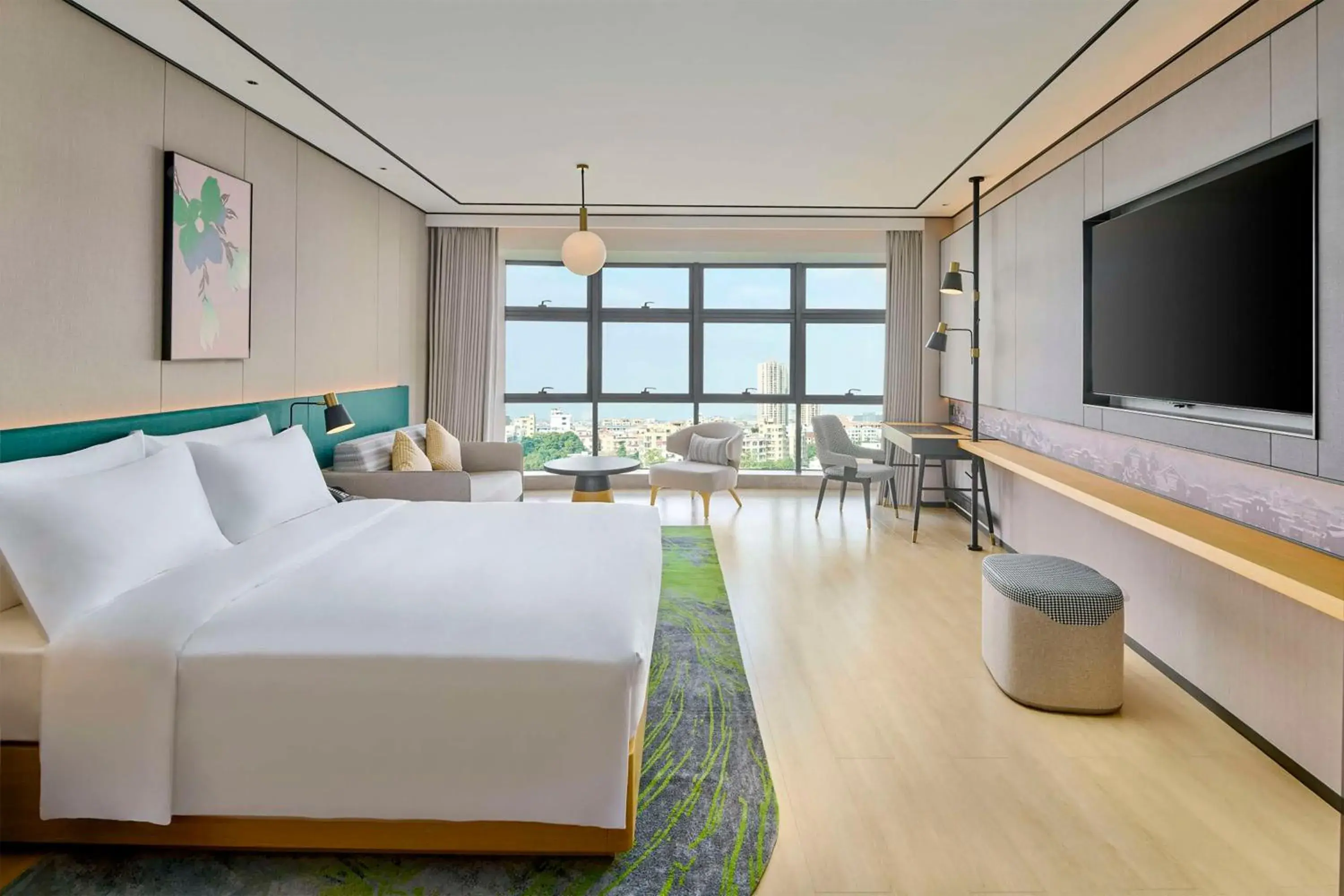Bed in Hilton Garden Inn Foshan Lishui-Free Shuttle Bus for Canton Fair Bed in Hilton Garden Inn Foshan Lishui-Free Shuttle Bus for Canton Fair