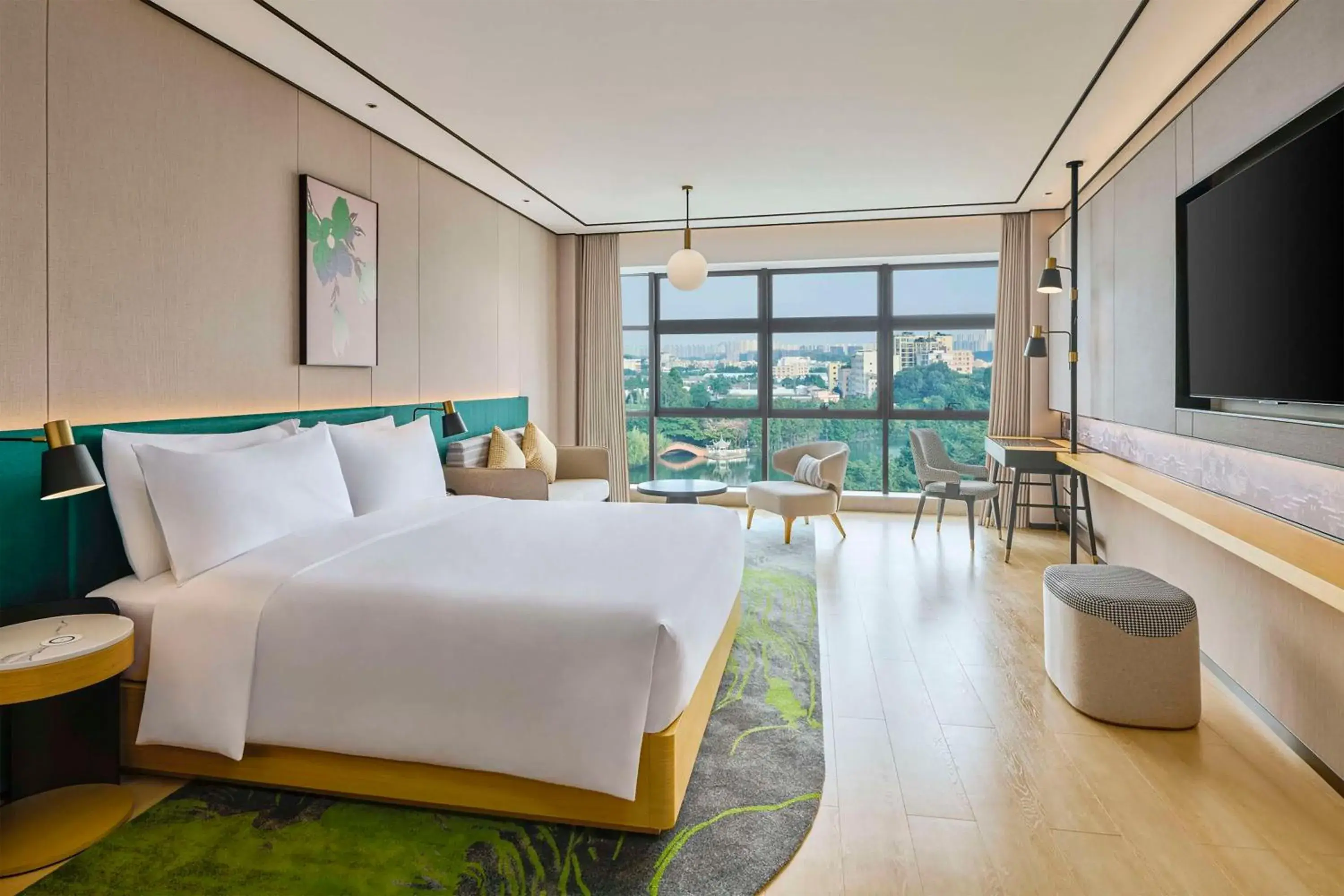 Bedroom, Bed in Hilton Garden Inn Foshan Lishui Bedroom, Bed in Hilton Garden Inn Foshan Lishui