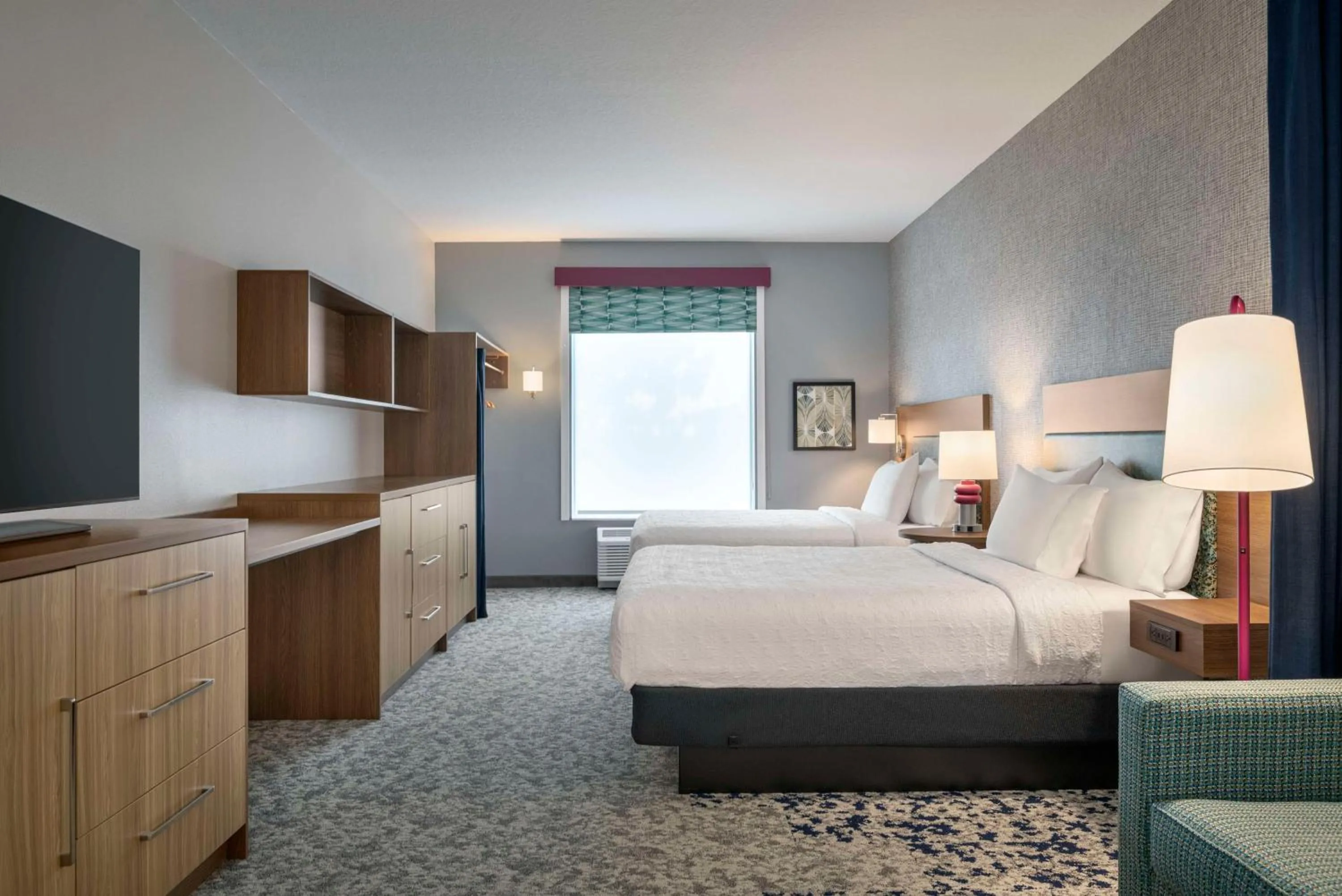 Bed in Home2 Suites By Hilton Sanford Orlando North