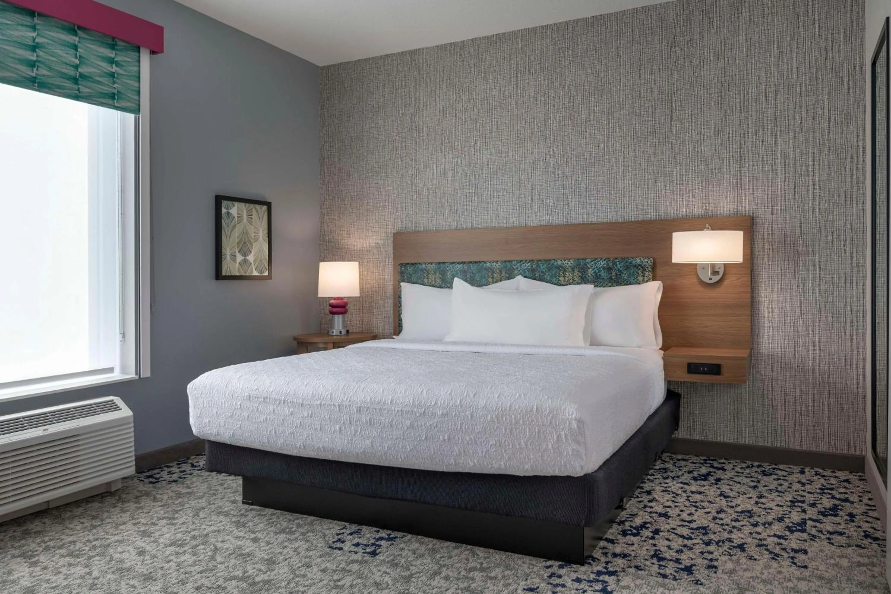 Bed in Home2 Suites By Hilton Sanford Orlando North