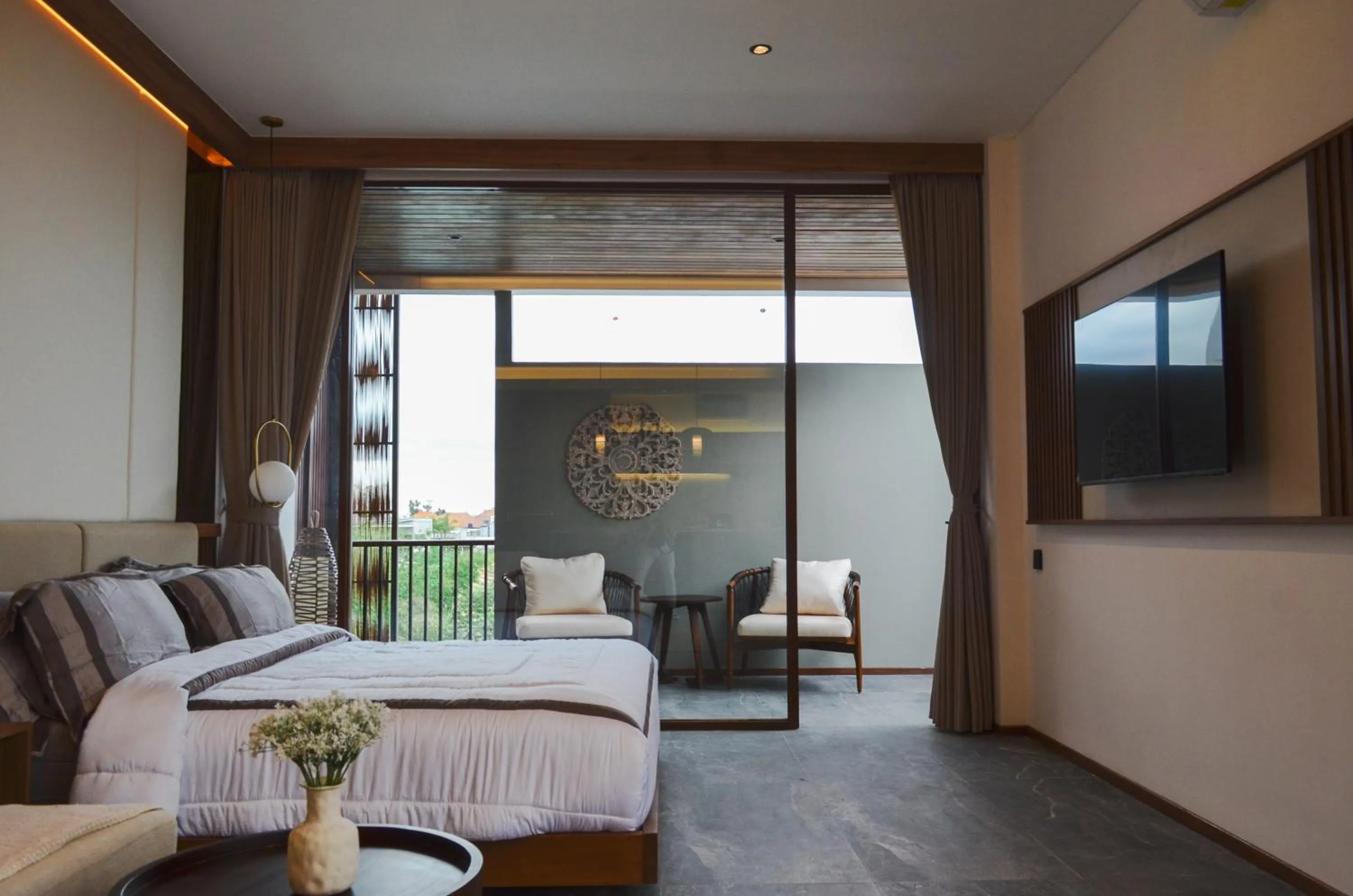 Bed in KammOra Living and Villas