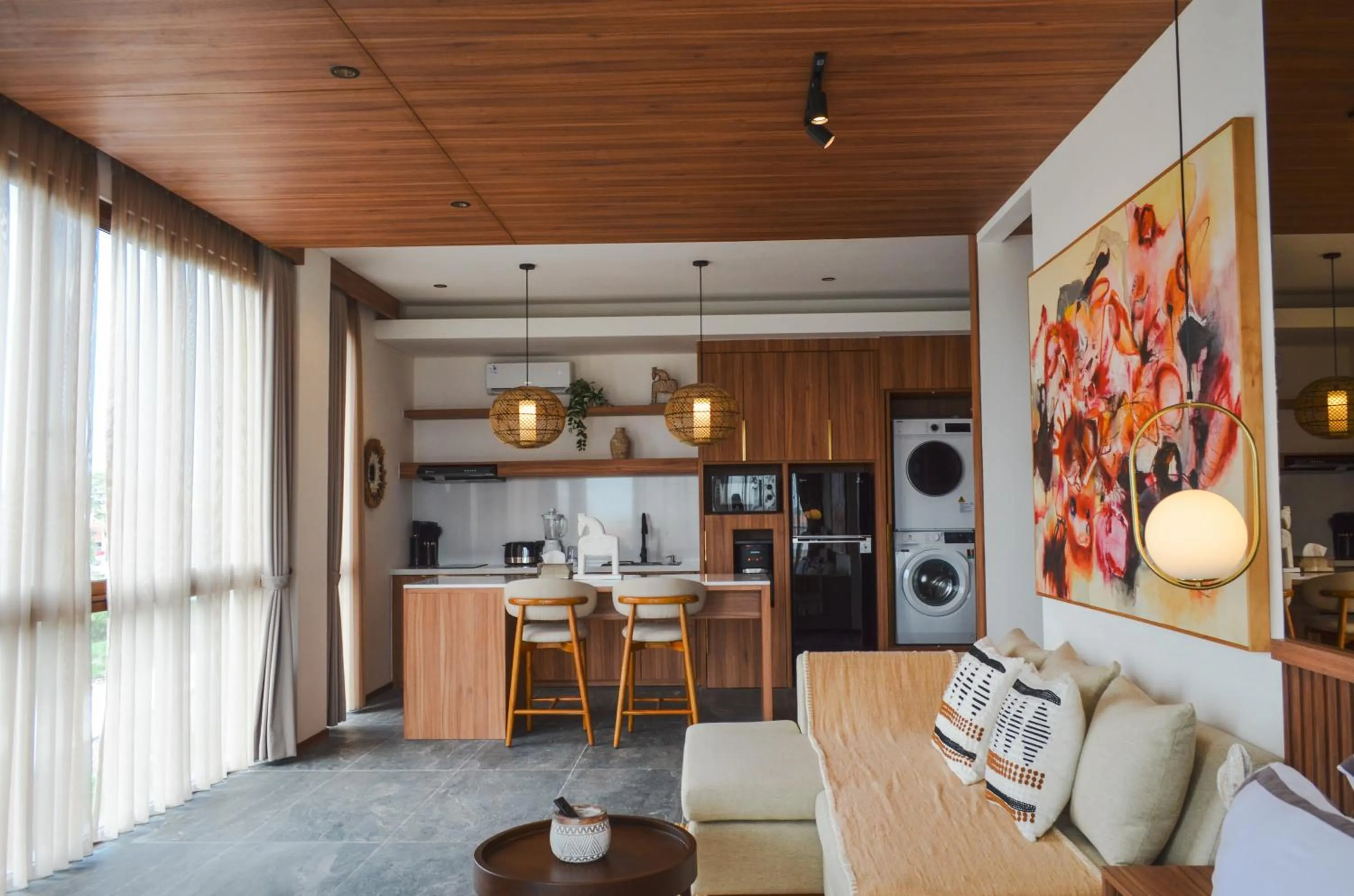 Kitchen or kitchenette in KammOra Living and Villas