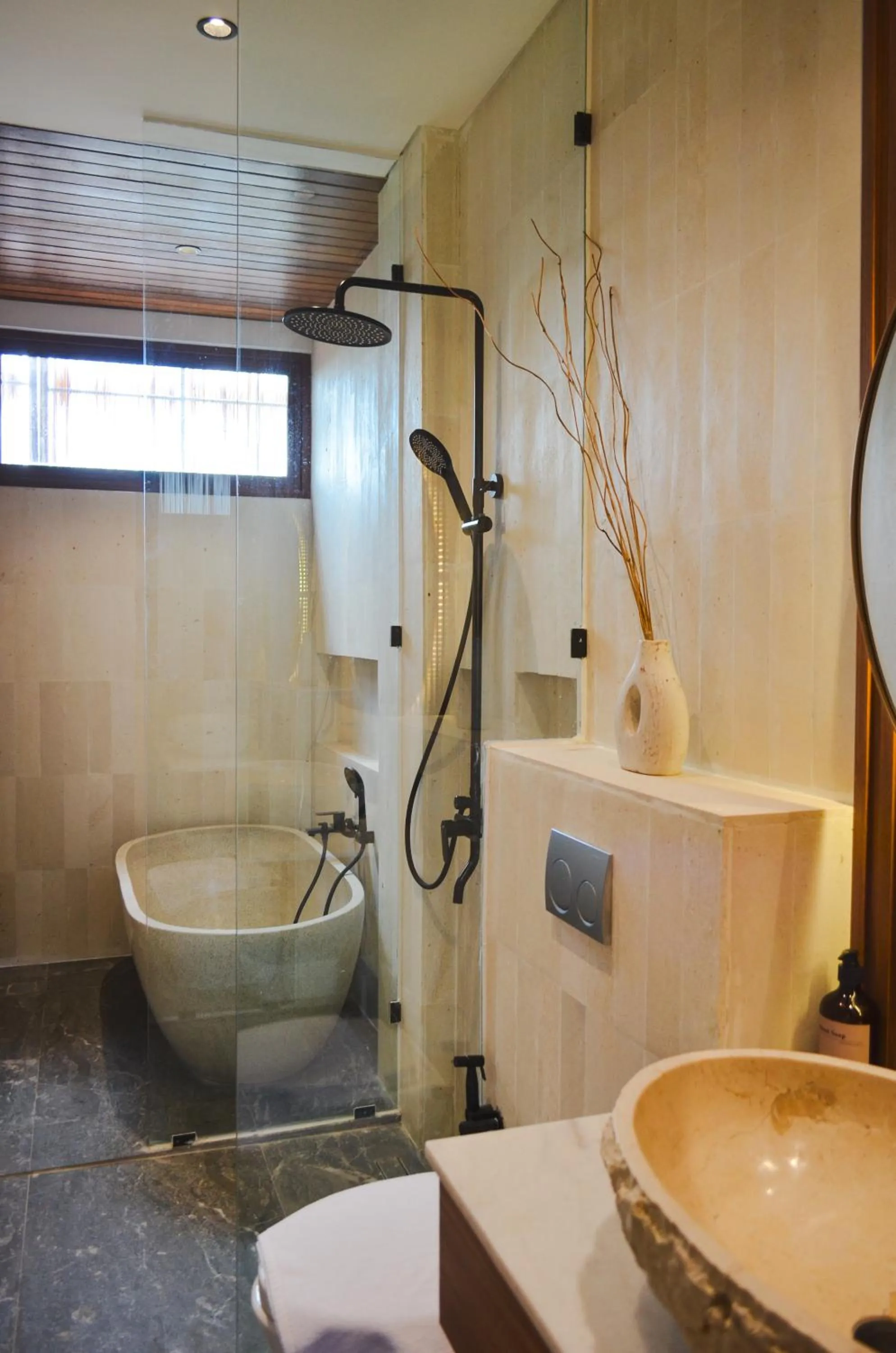 Shower in KammOra Living and Villas