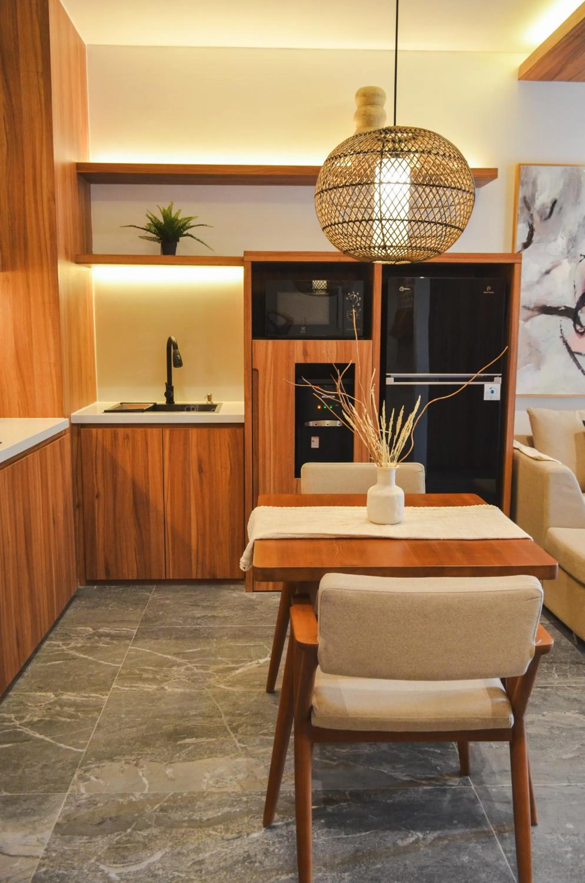 Kitchen or kitchenette in KammOra Living and Villas