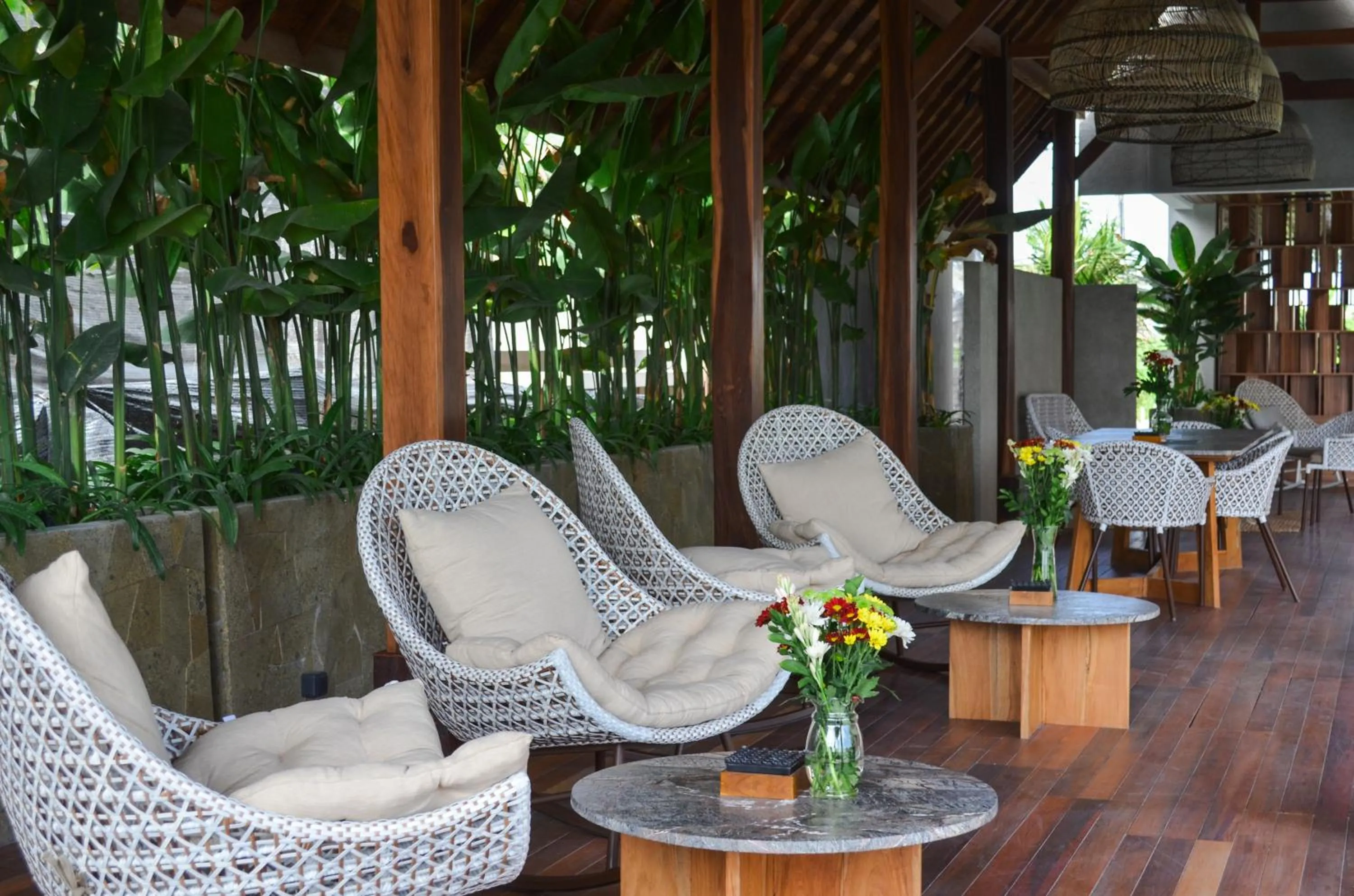Communal lounge/ TV room in KammOra Living and Villas