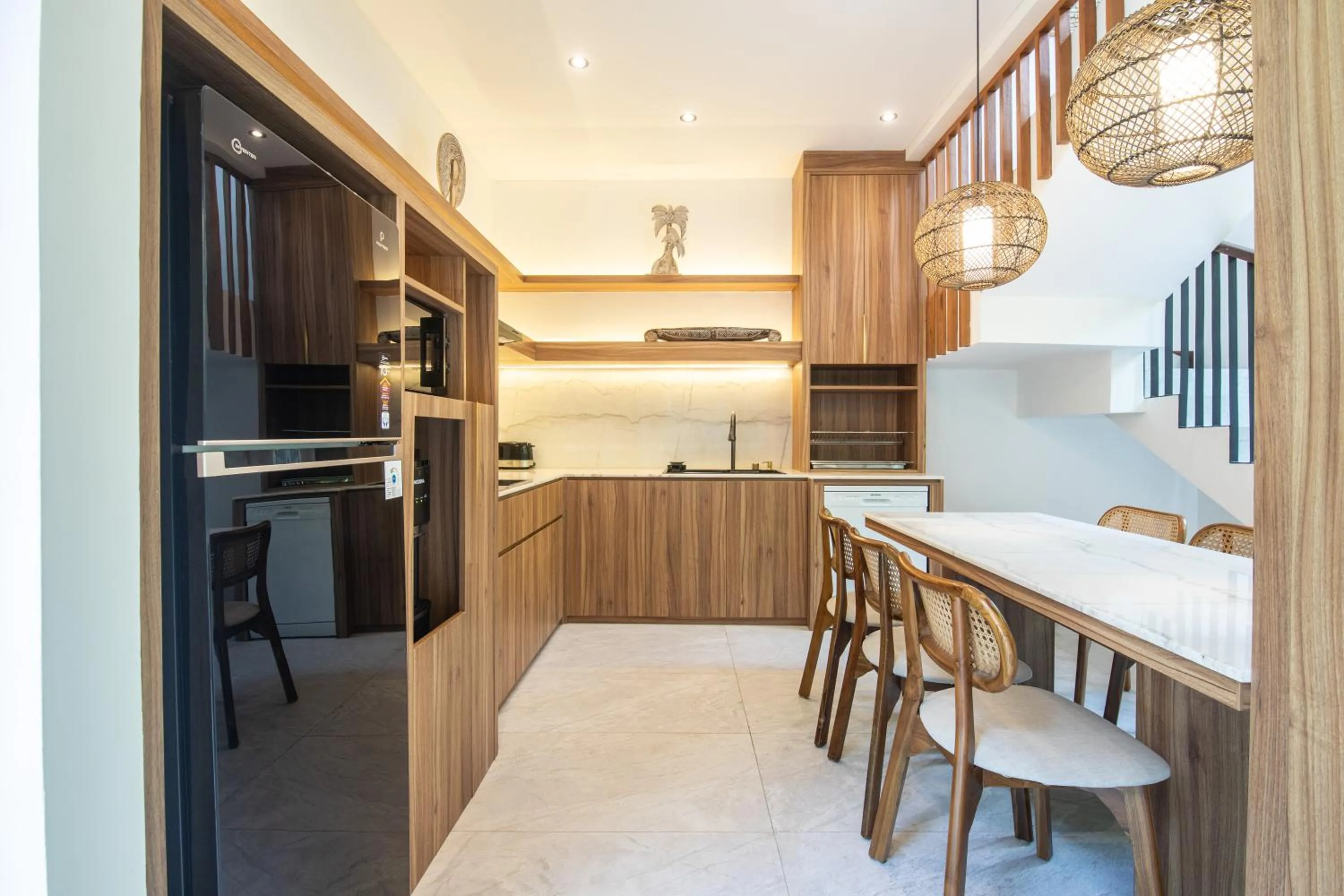 Kitchen or kitchenette in KammOra Living and Villas