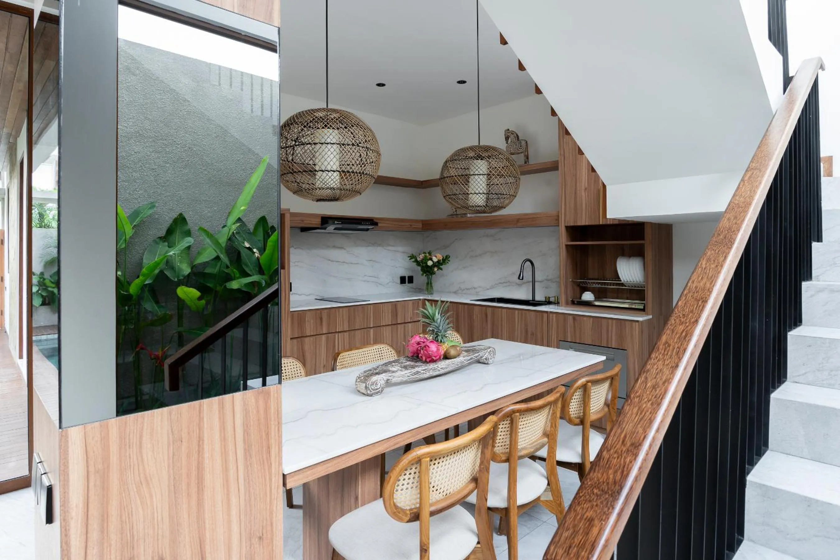 Kitchen or kitchenette in KammOra Living and Villas