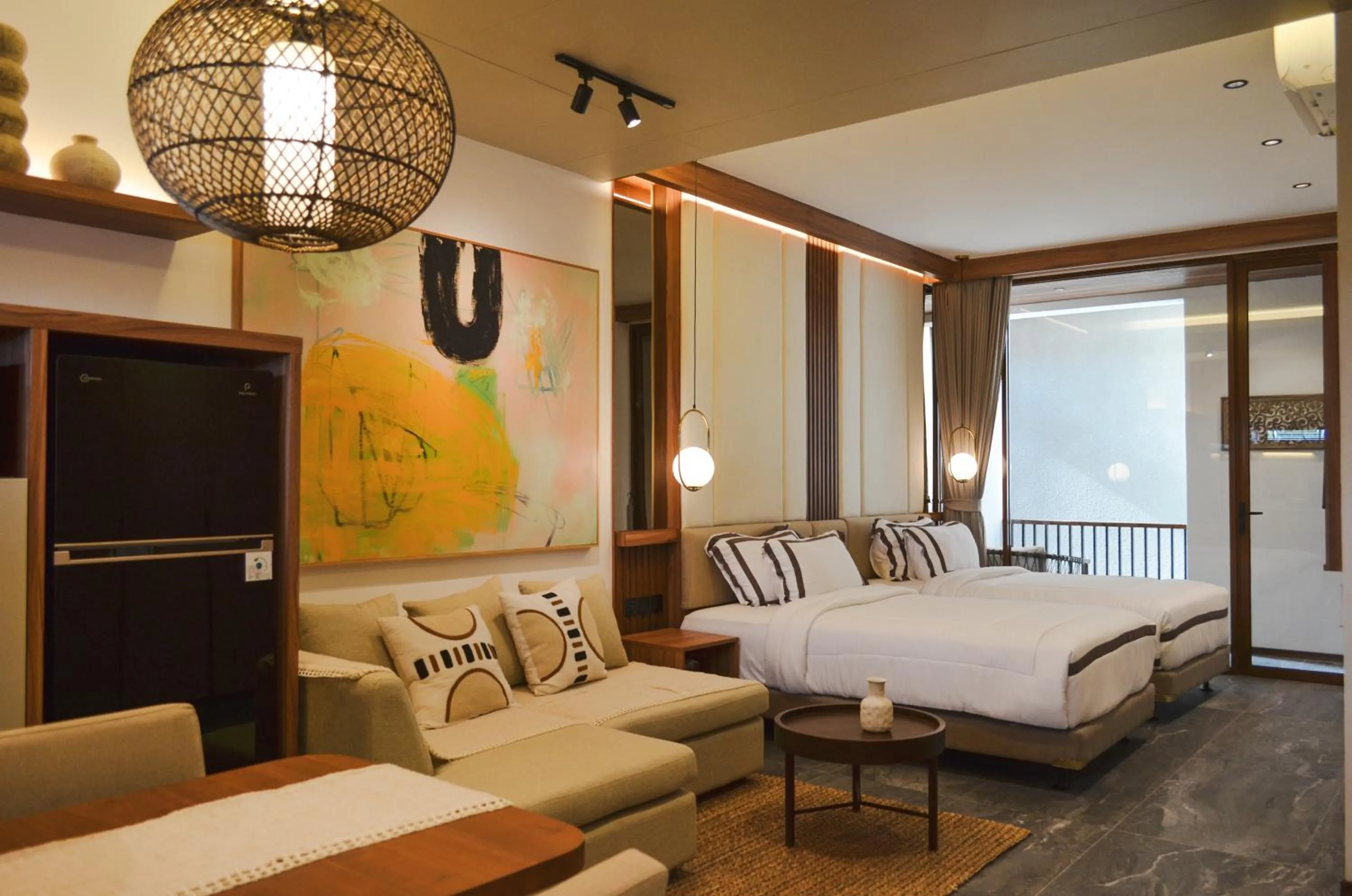 Bed in KammOra Living and Villas
