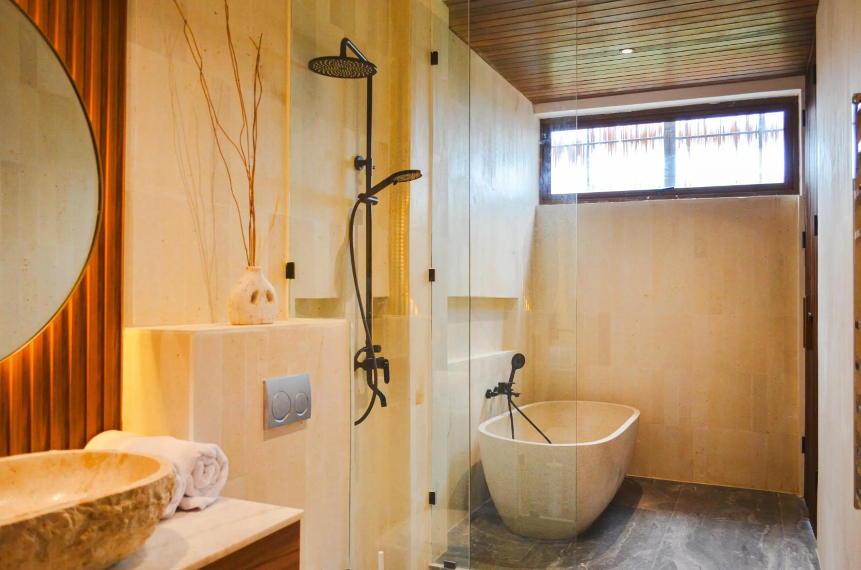 Shower in KammOra Living and Villas