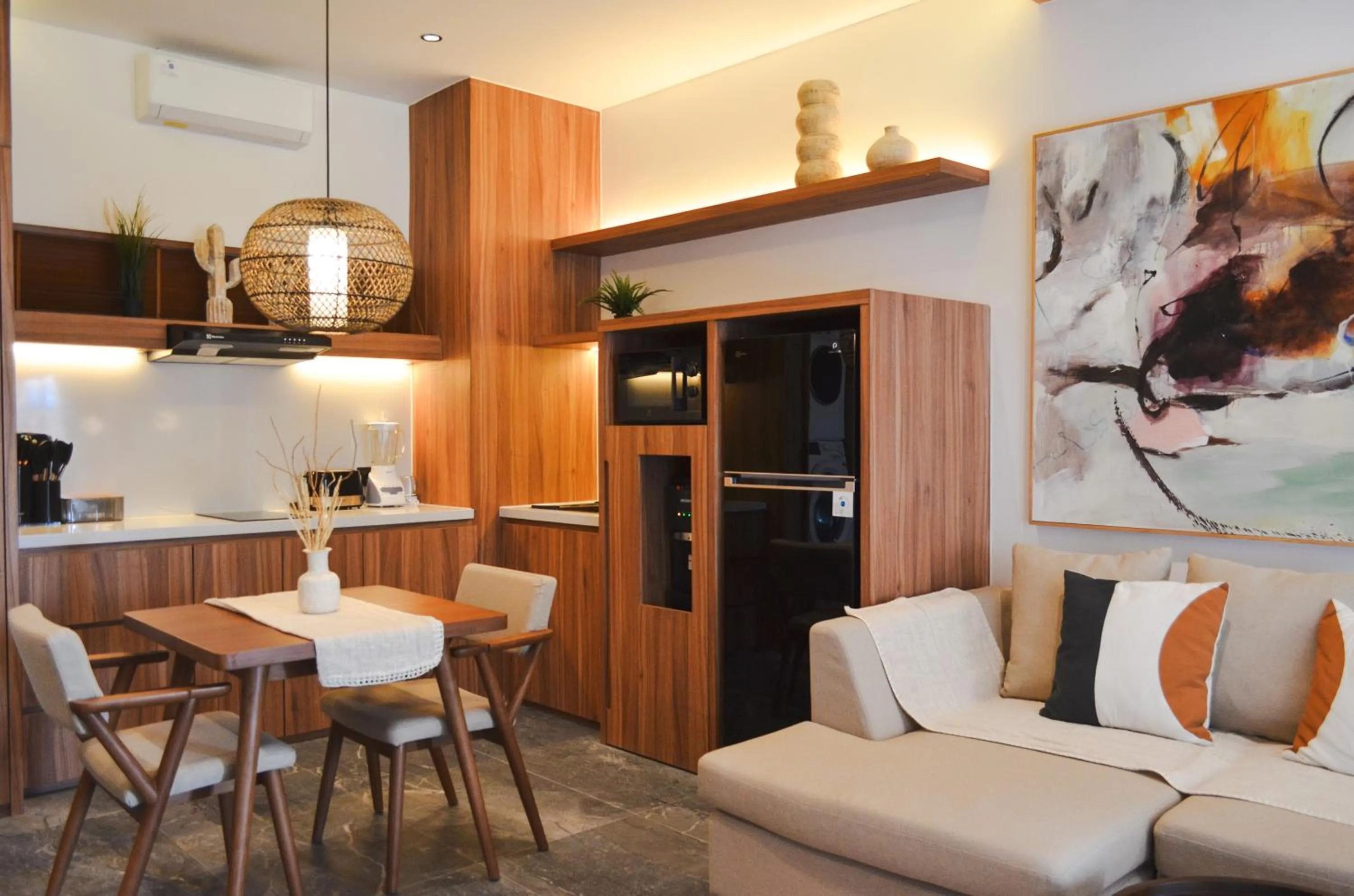 Kitchen or kitchenette in KammOra Living and Villas