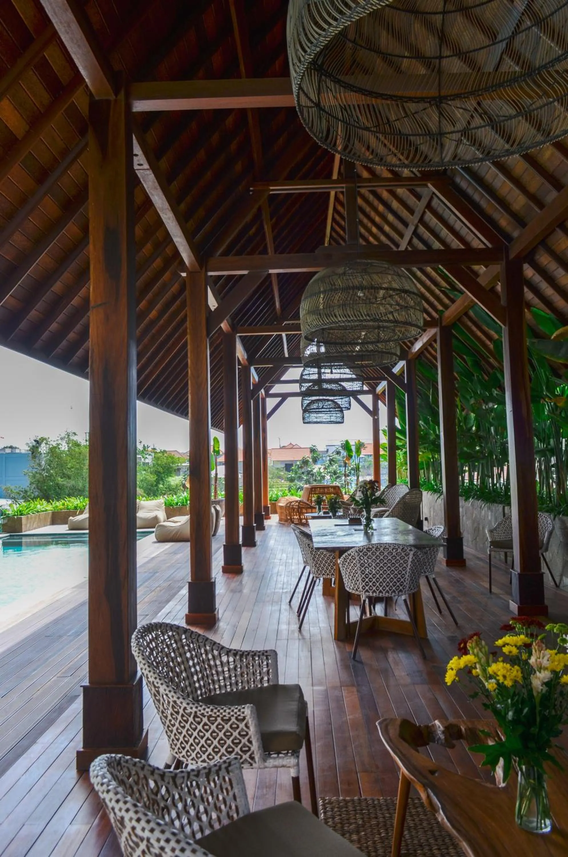 Communal lounge/ TV room in KammOra Living and Villas