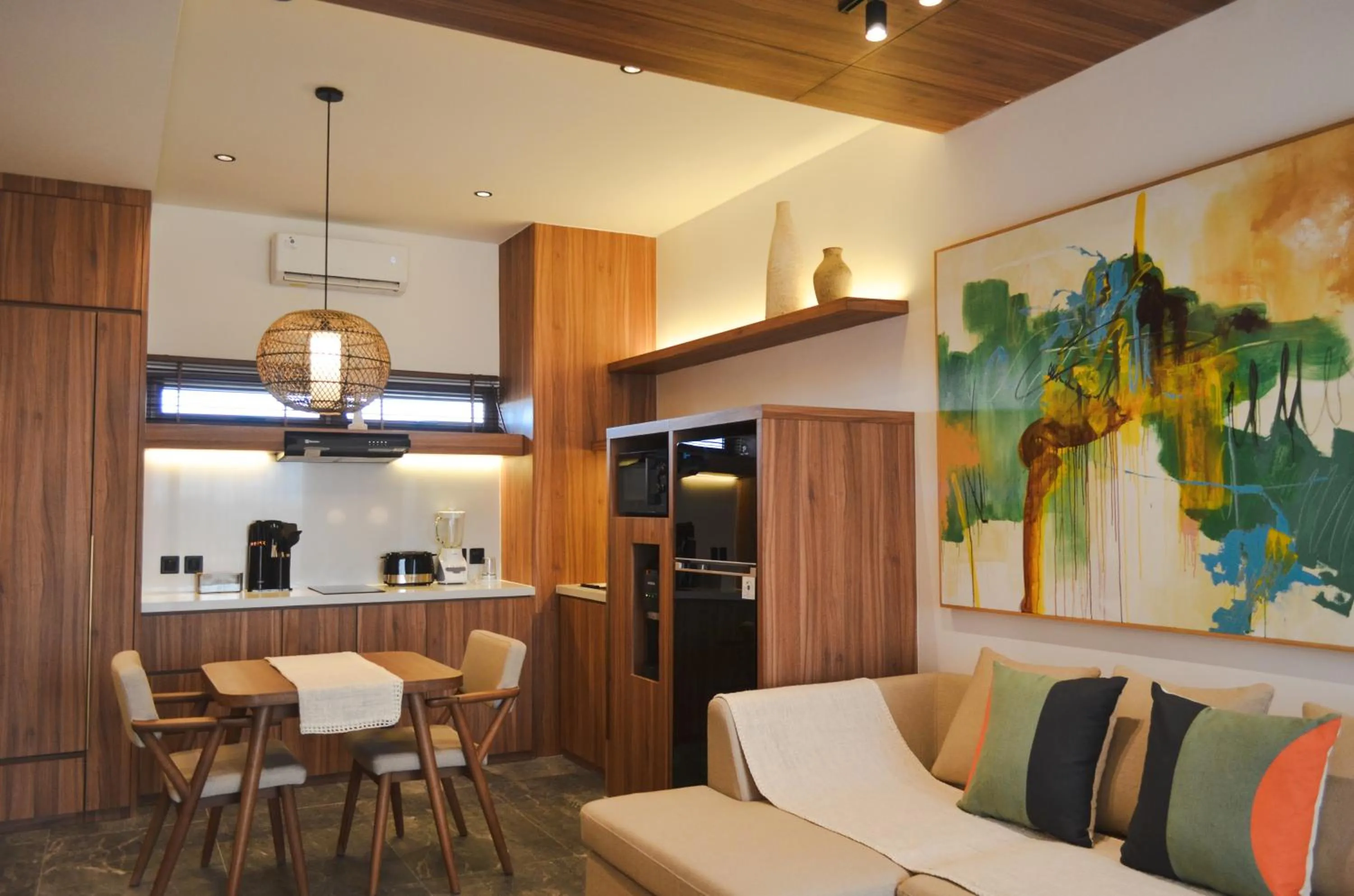 Kitchen or kitchenette in KammOra Living and Villas