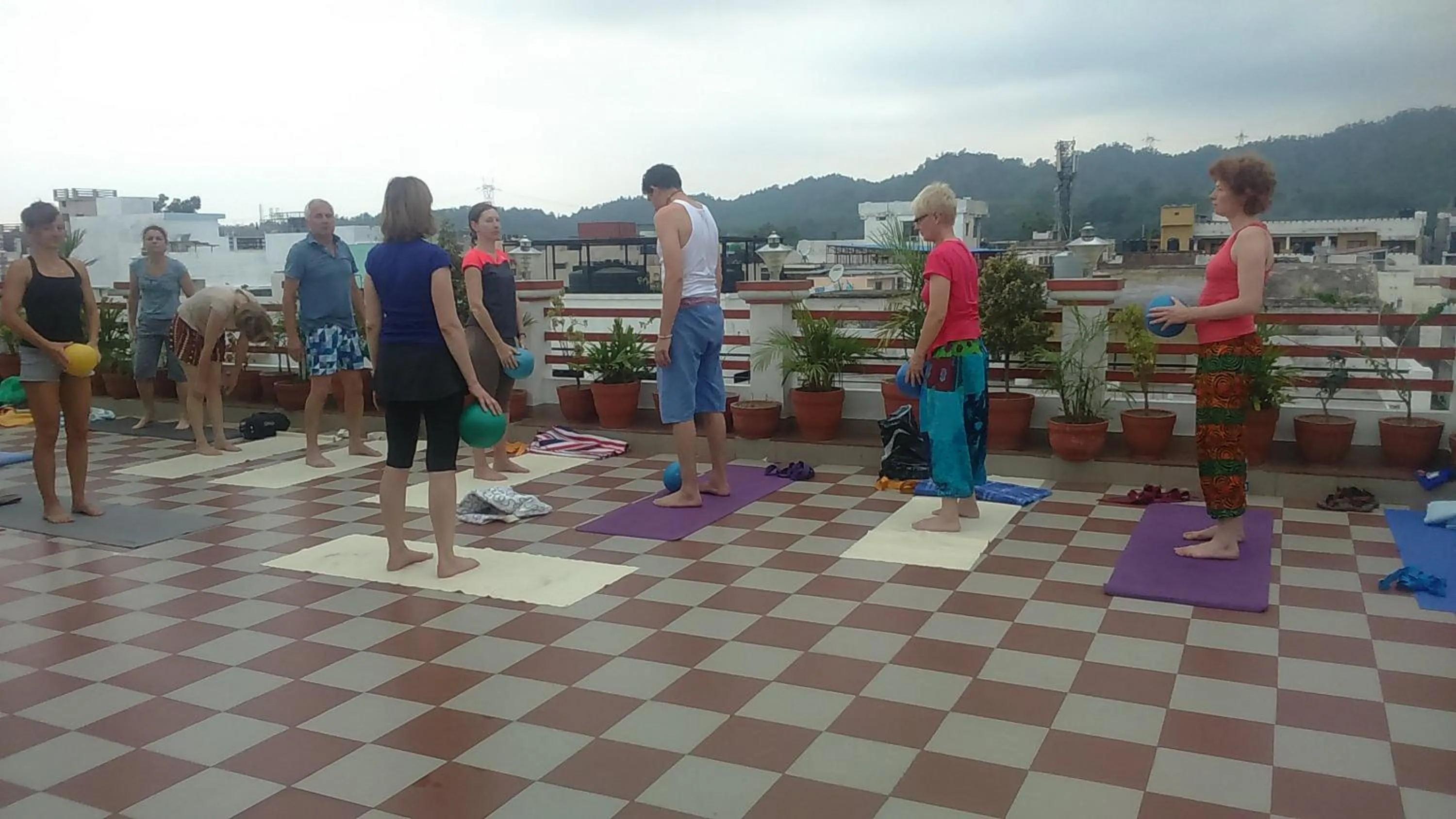 Balcony/Terrace in Hotel Krishna Ji