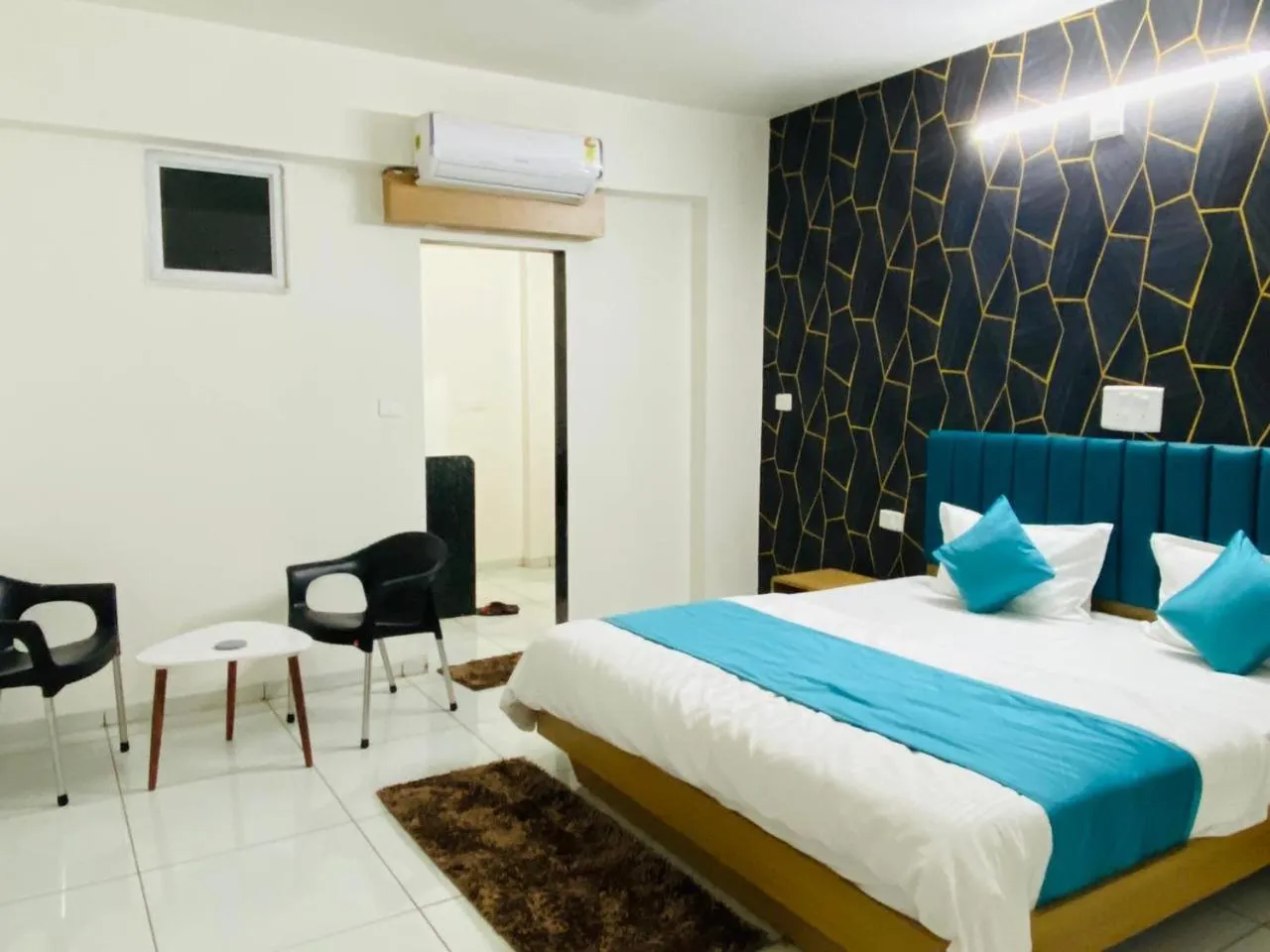 Bed in Hotel Balaji Villa