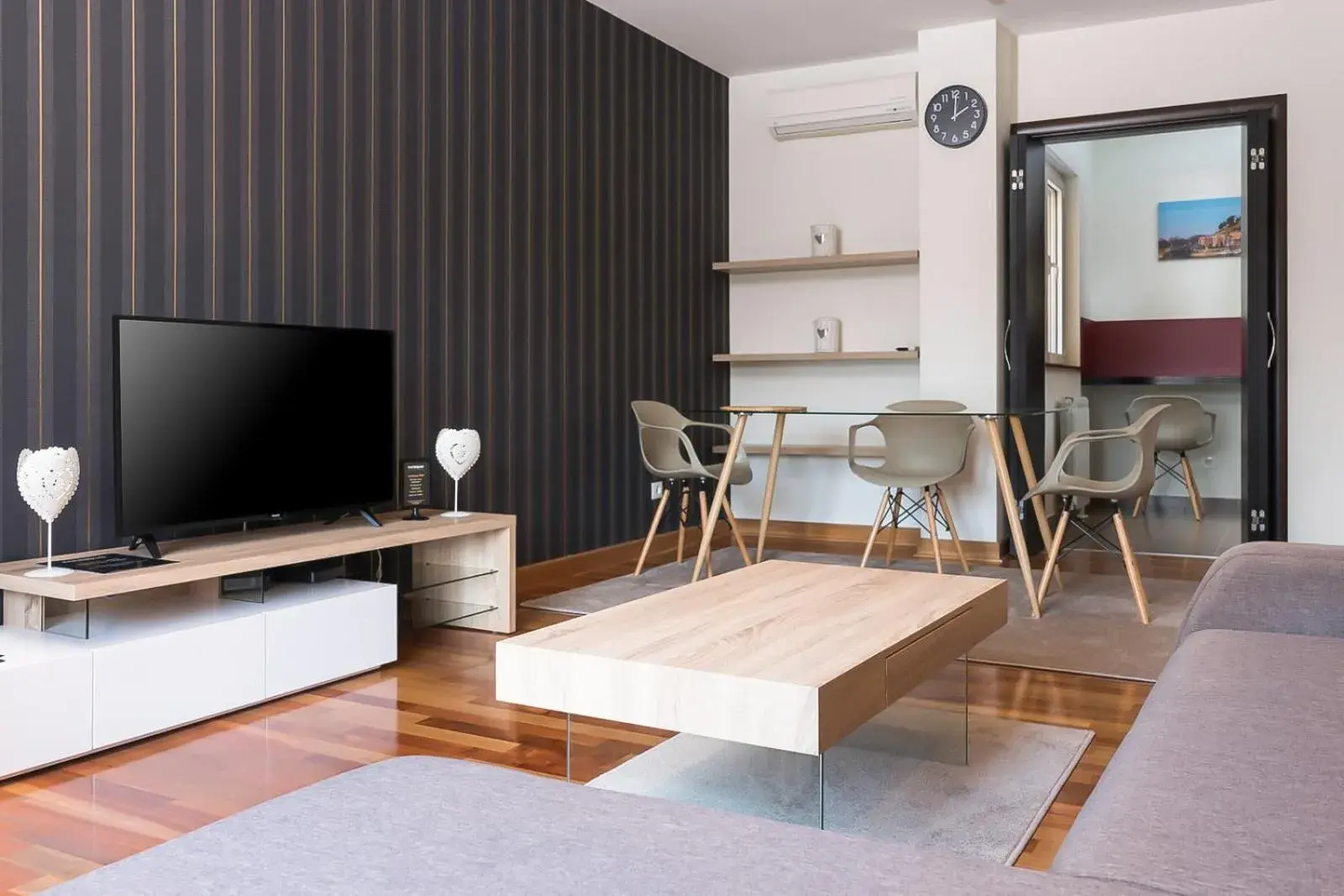 Living room in Feel Belgrade Apartments Living room in Feel Belgrade Apartments