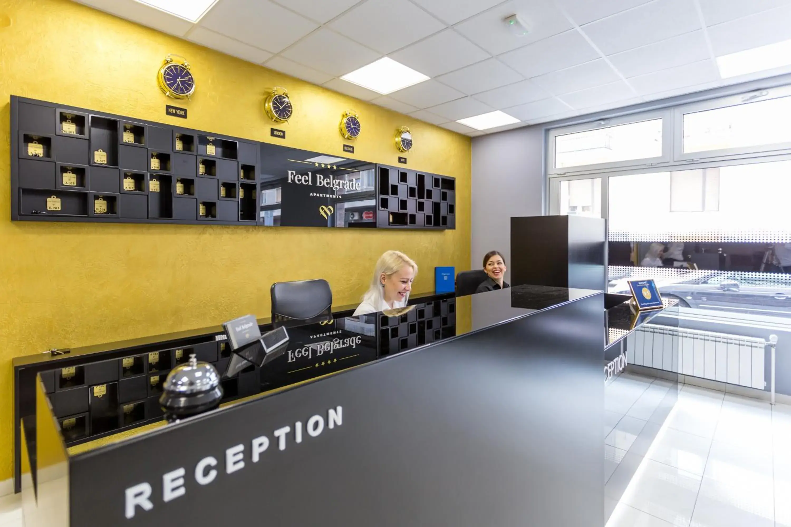 Lobby or reception in Feel Belgrade Apartments Lobby or reception in Feel Belgrade Apartments