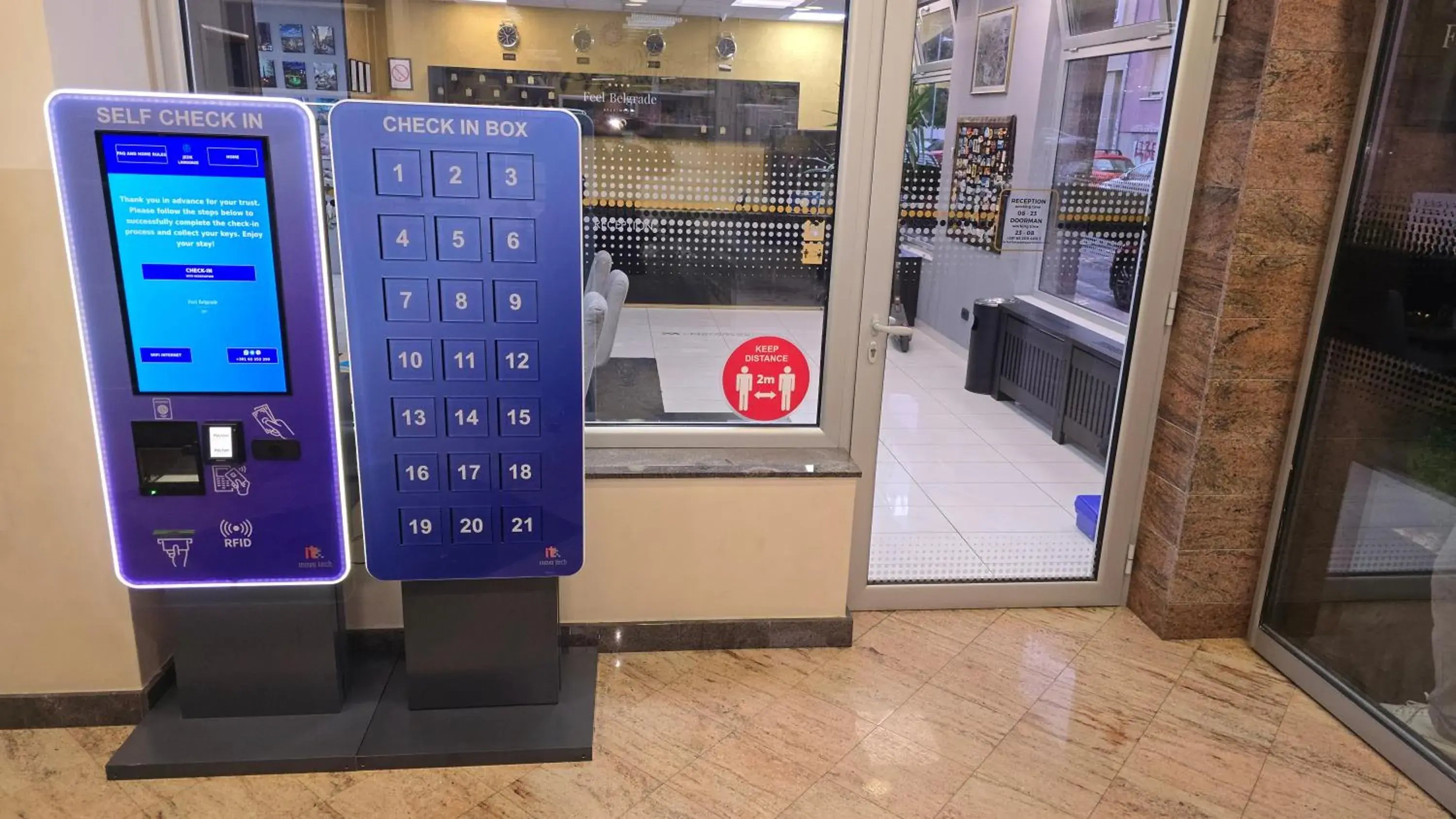 Lobby or reception in Feel Belgrade Apartments Lobby or reception in Feel Belgrade Apartments