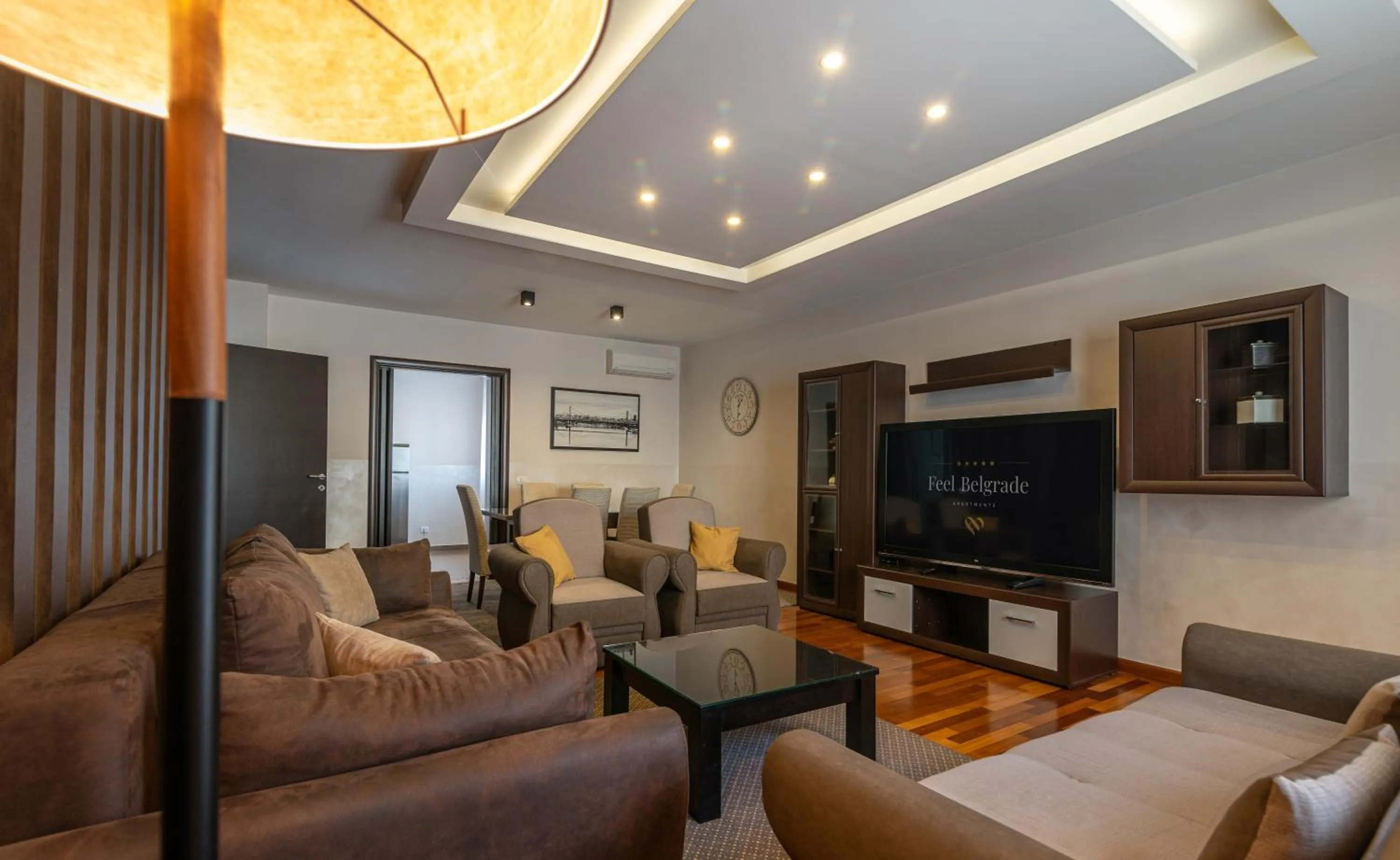 Living room in Feel Belgrade Apartments