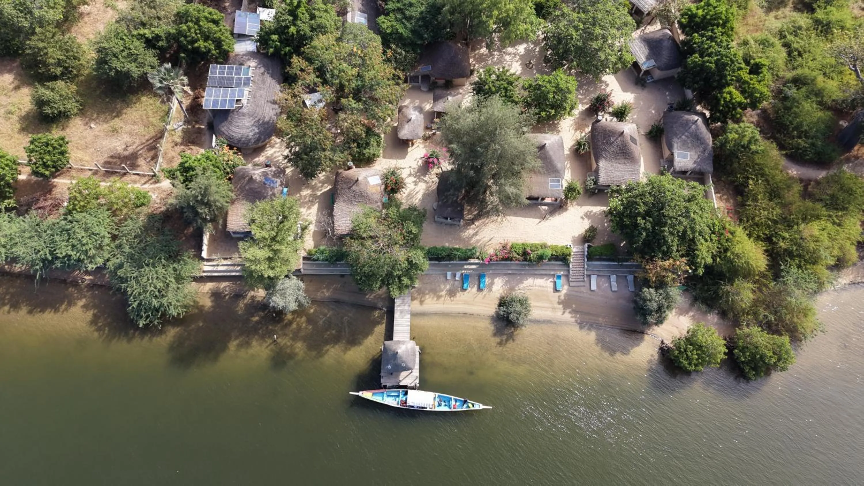 Bird's eye view in Bazouk Du Saloum Ecolodge Solidaire