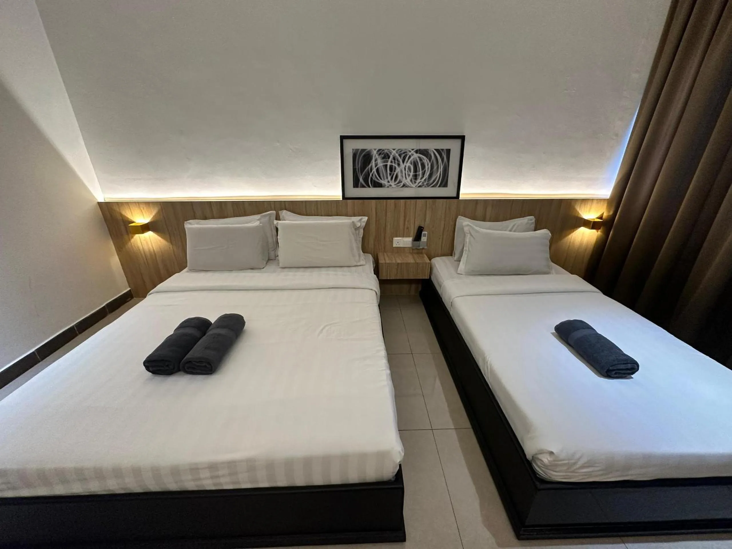 Bed in Mangrove Hotel Tawau