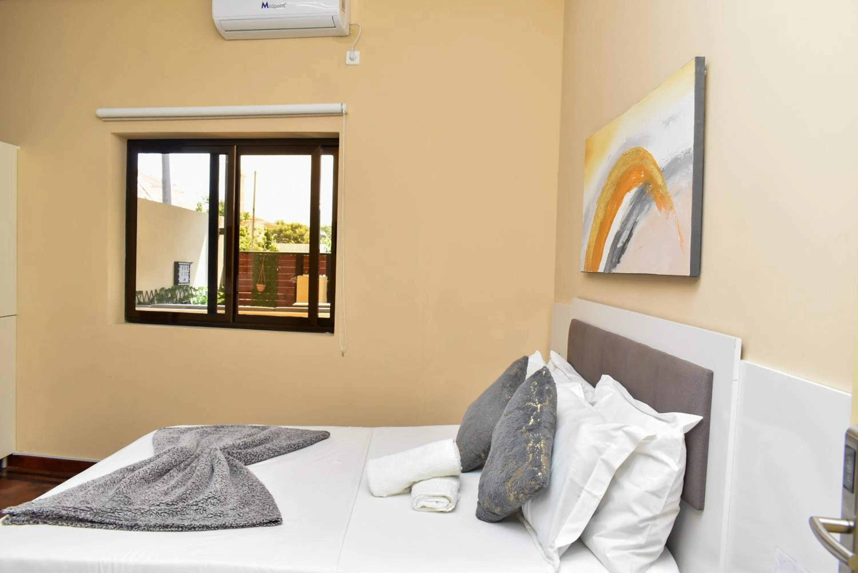 Bed in Sun City Accomodation