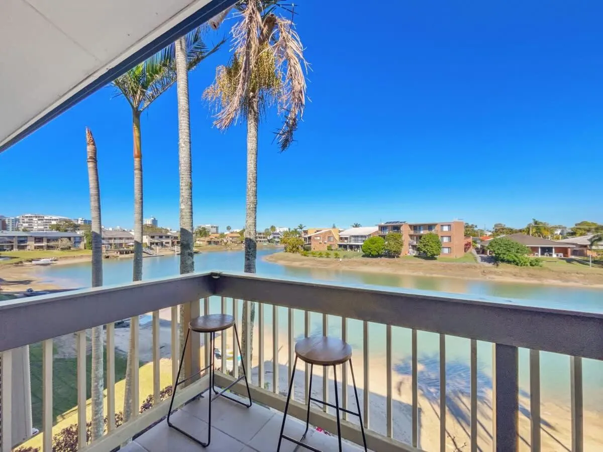 Balcony/Terrace in Waterfront Serenity - Steps from Mooloolaba Beach